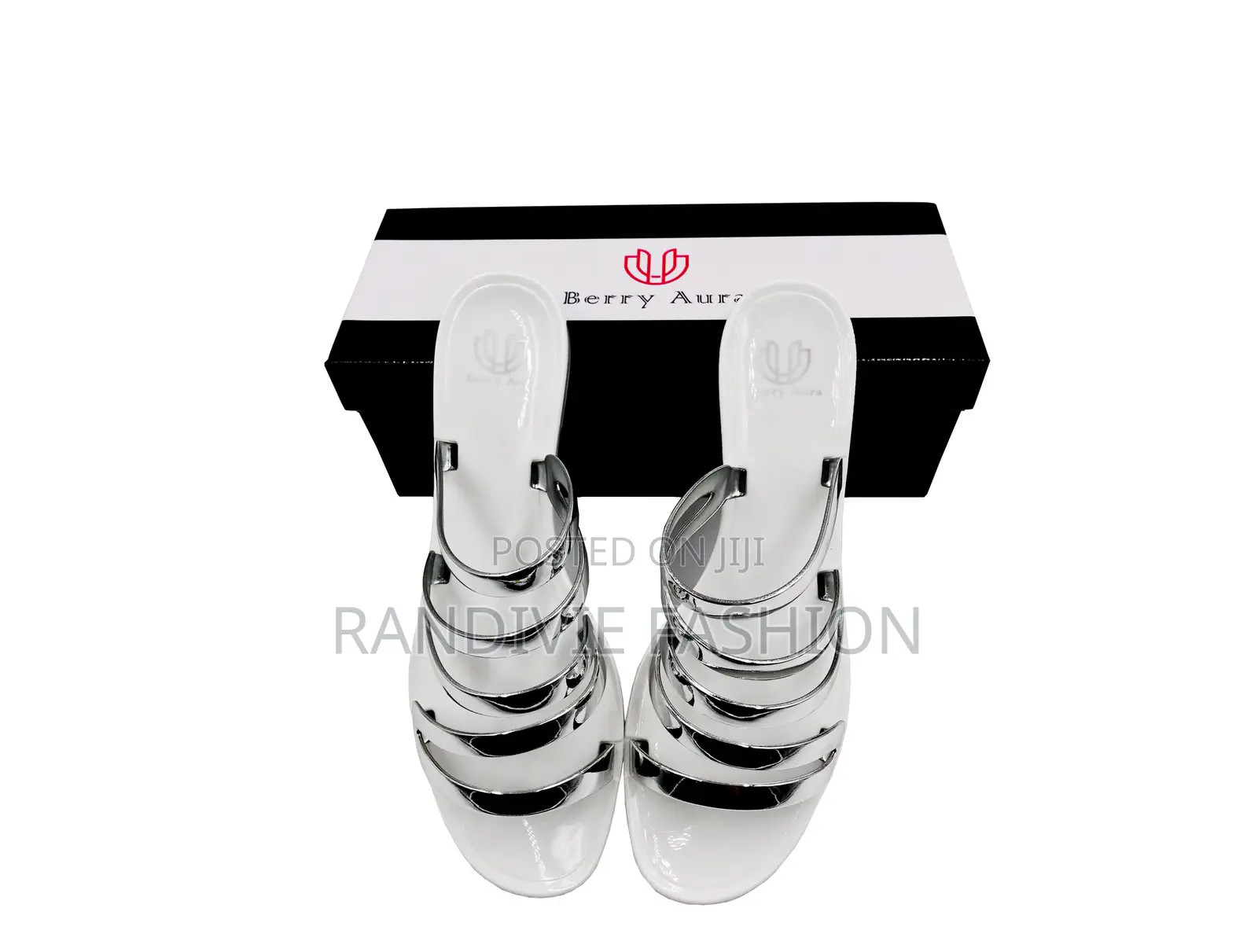 Silver/White - Ziggy Slippers