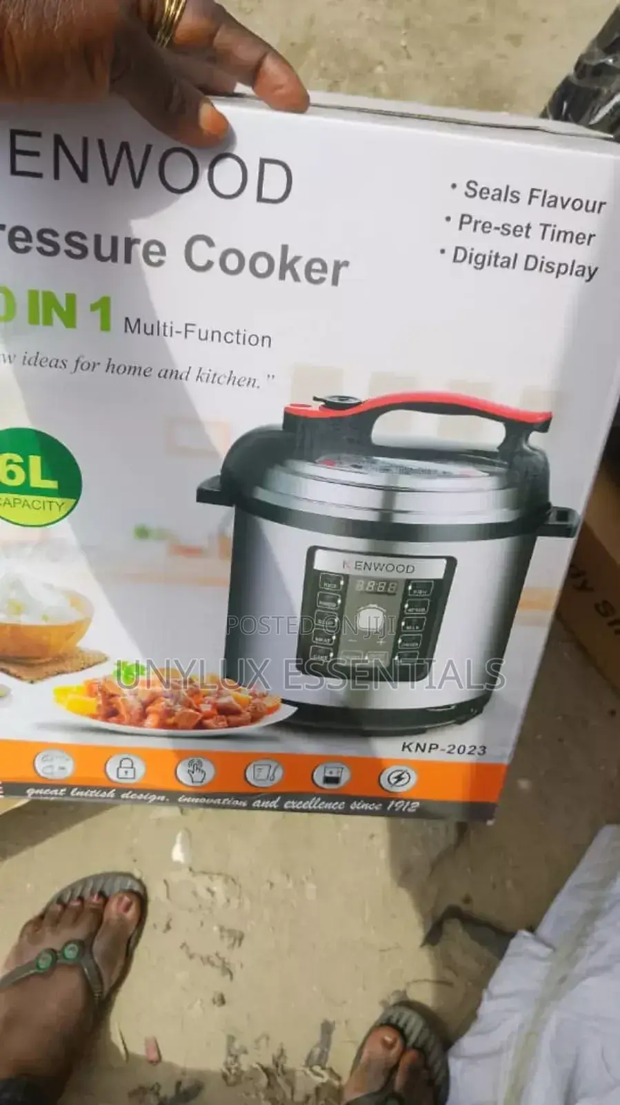 Kenwood 10in1 Multi-Functional 6l Pressure Cooker