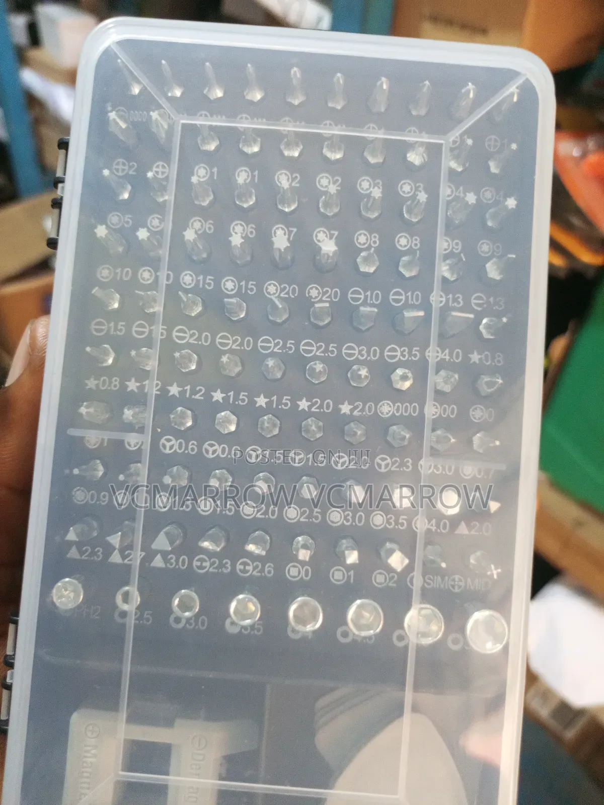 115-in-1 or 120-in-1 Magnetic Precision Screwdriver Set