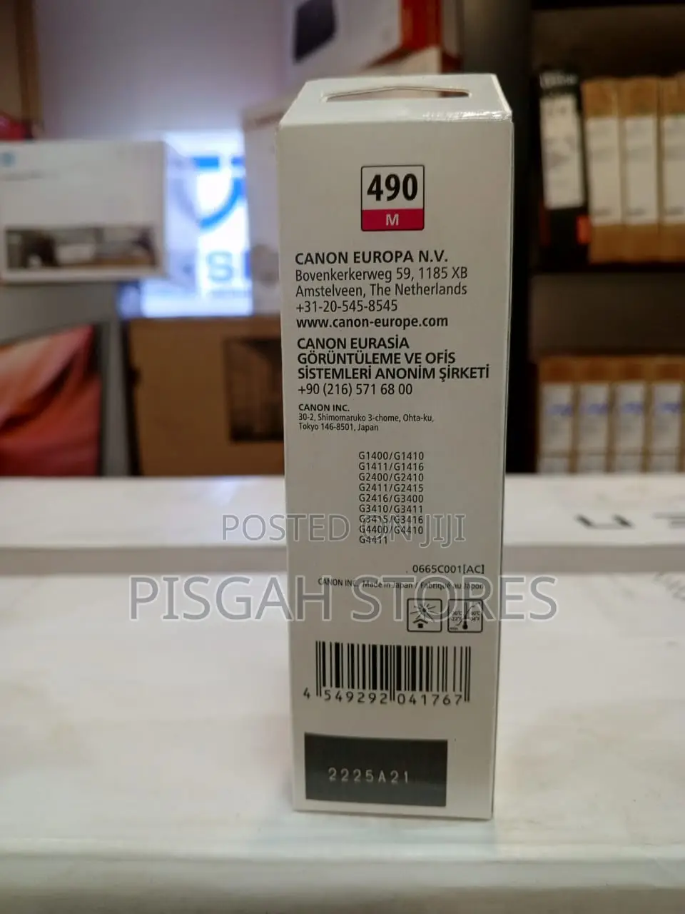 Genuine Canon Pixma 490 Magenta Ink