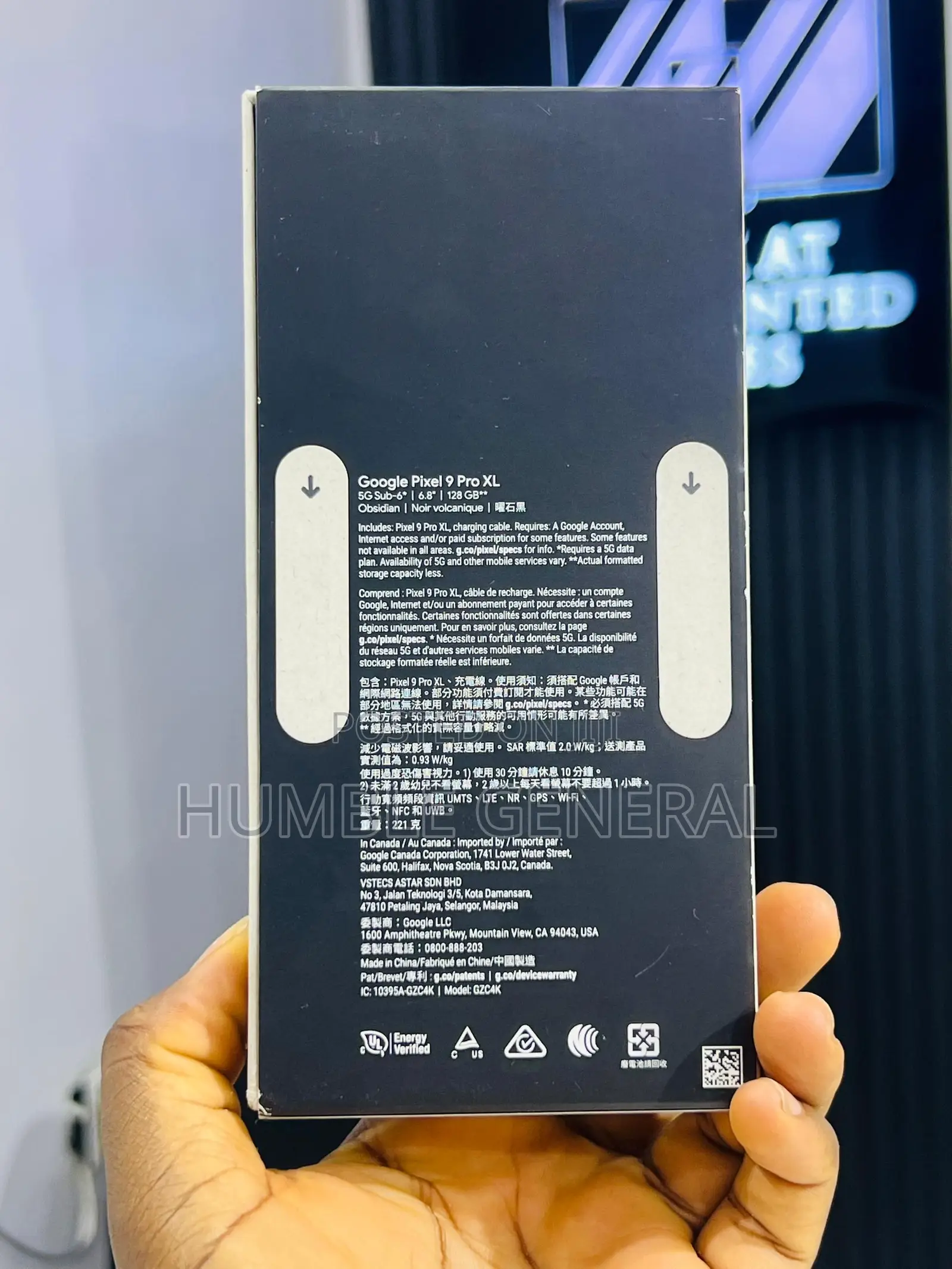 New Google Pixel 9 Pro XL 128 GB Black