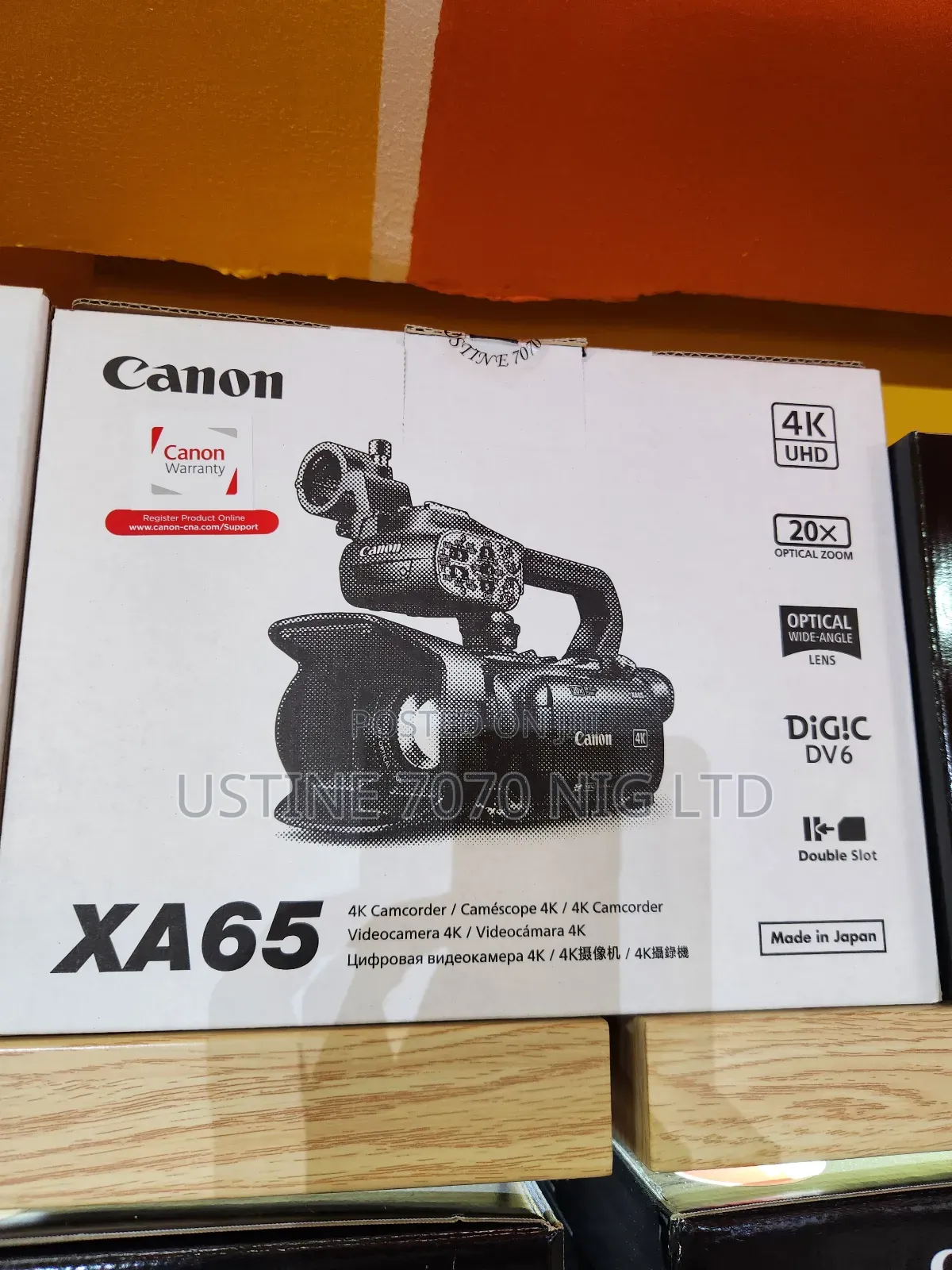 Xa65 Canon Video Camera (New)