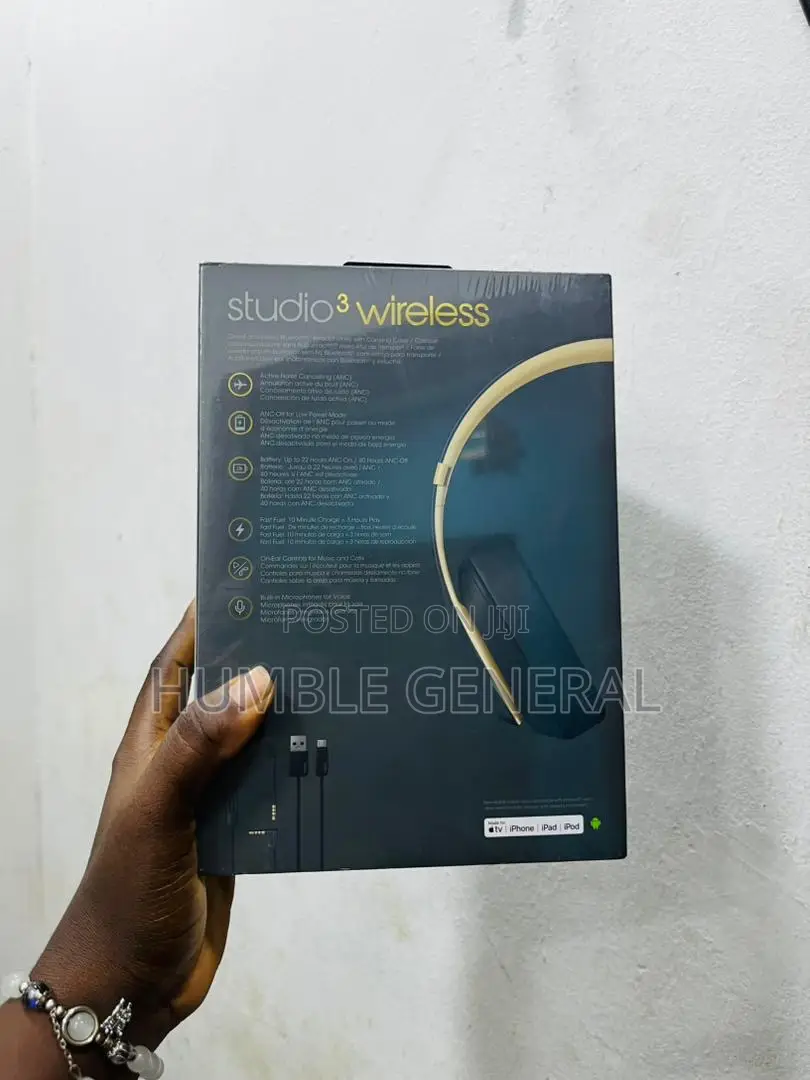Beats Studio3 Wireless Noise Cancelling On-ear Headphones