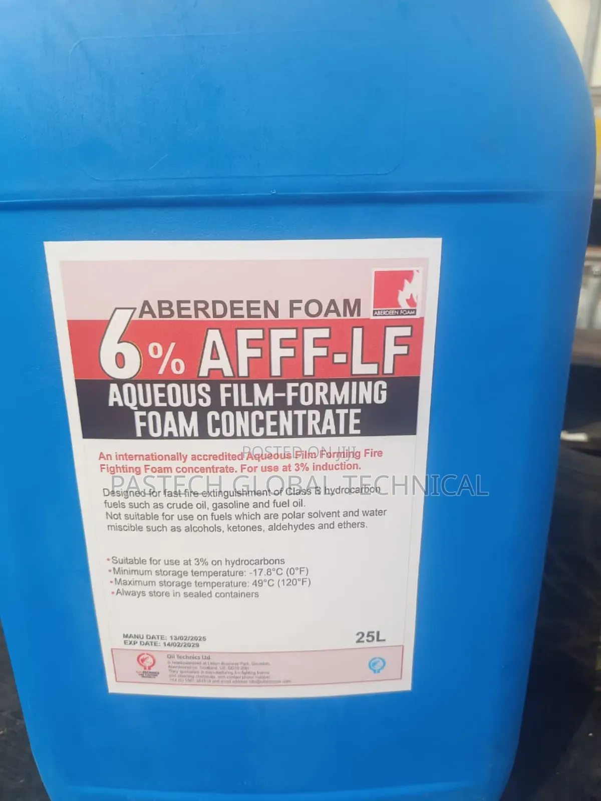 Aberdeen Foam 6% Afff-Lf (25-Liters)