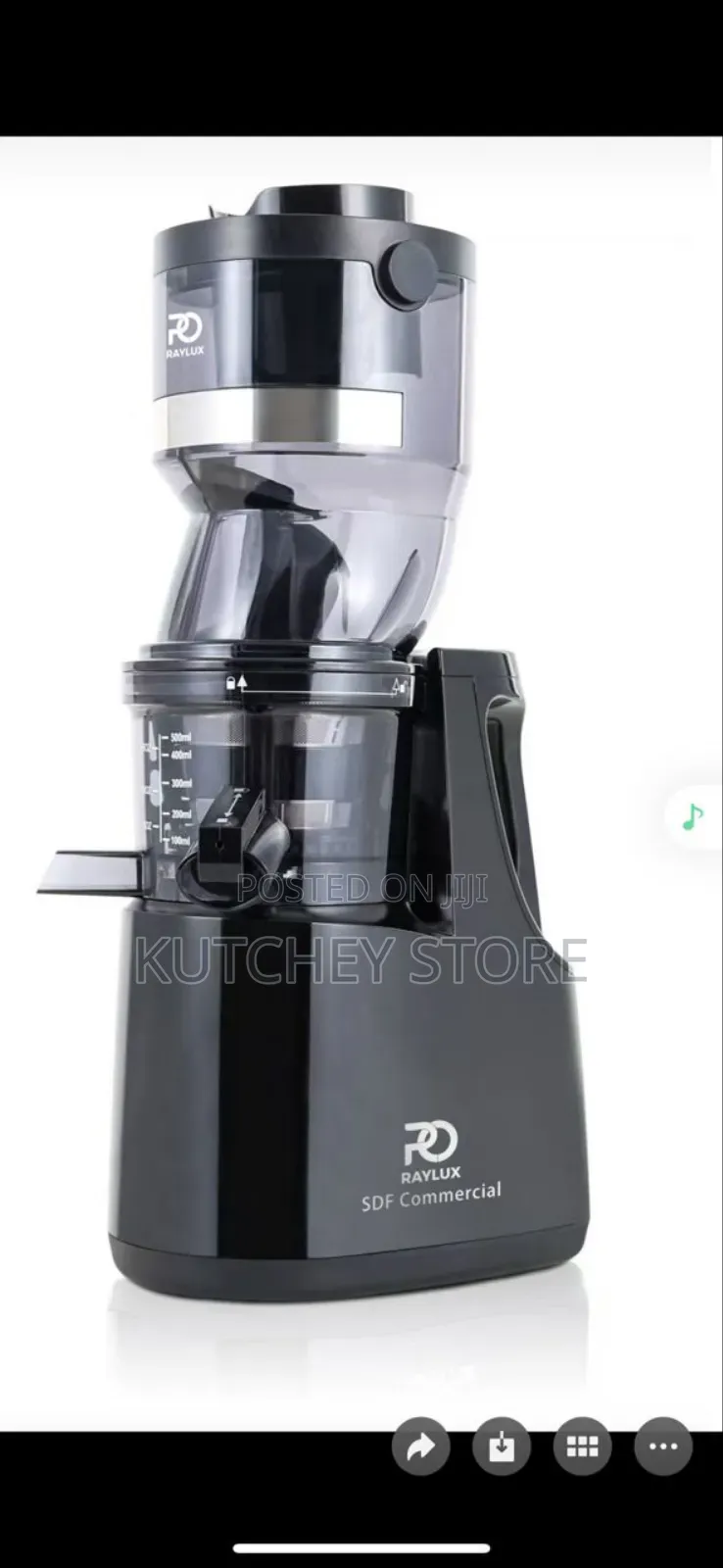 Raylux Sdf High Torque Motor Commercial Masticating Cold Press Juicer