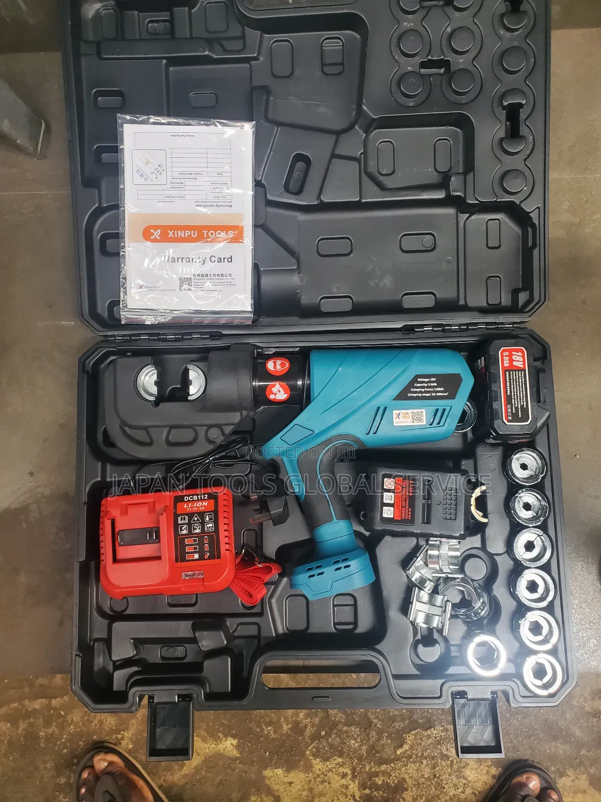 Hydraulic Electric Pipe Crimping Tool (18v Bettery)