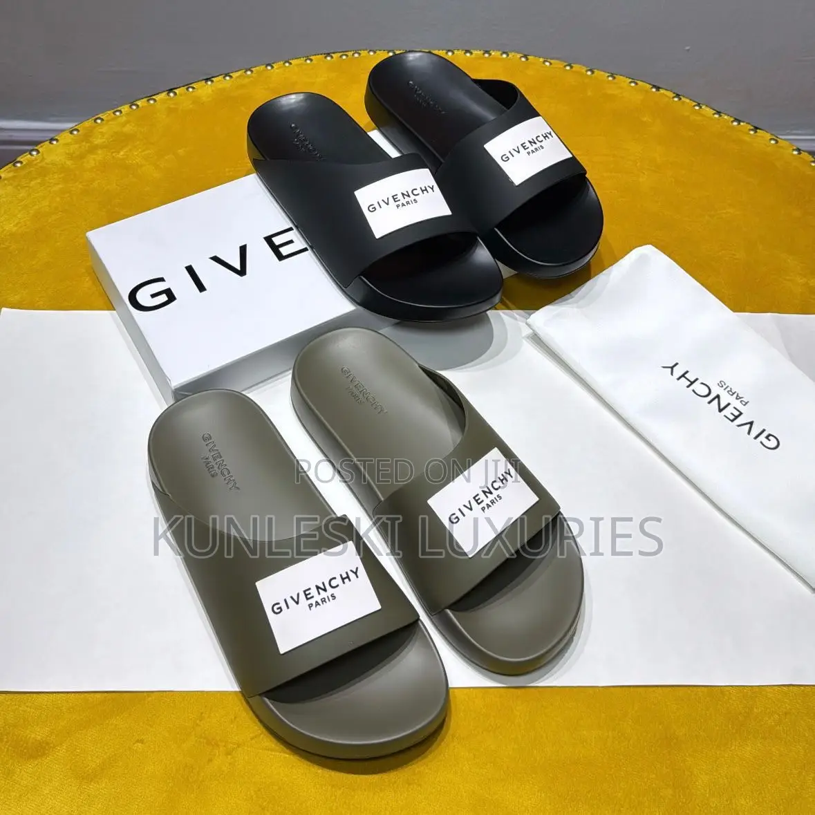 Original Givenchy Leather Slides