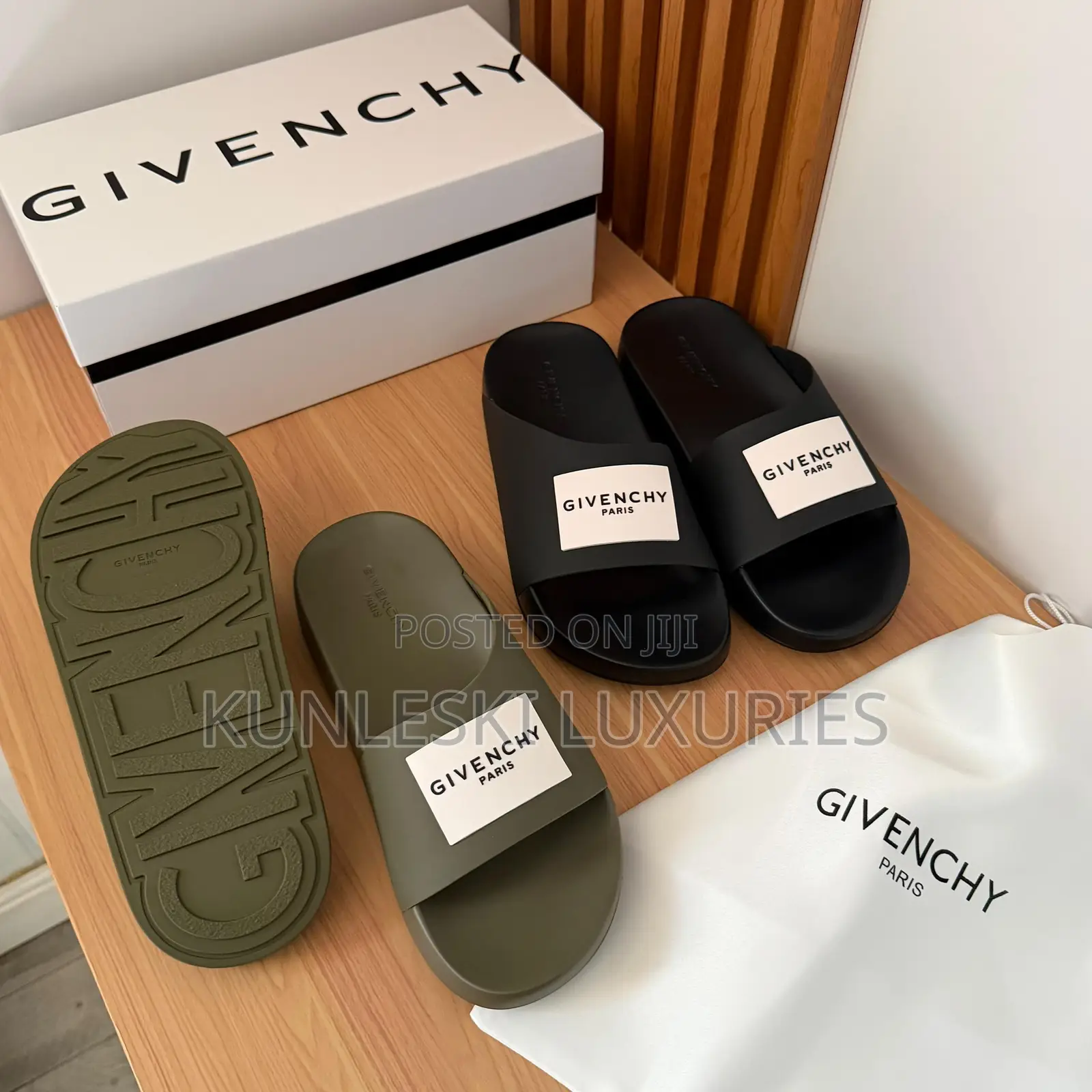 Original Givenchy Leather Slides