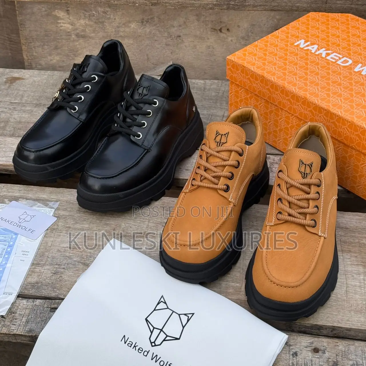 Original Naked Wolfe Leather Sneakers