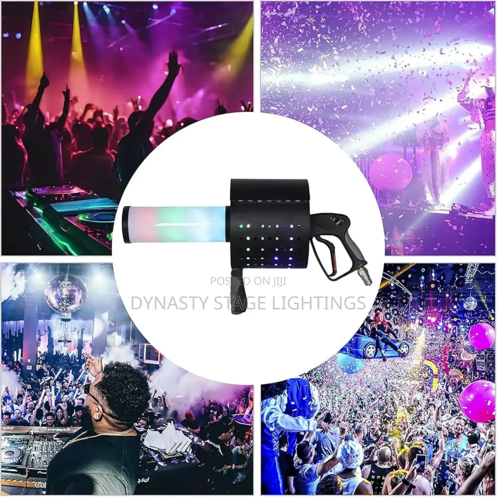 Led Smoke Confetti Gun