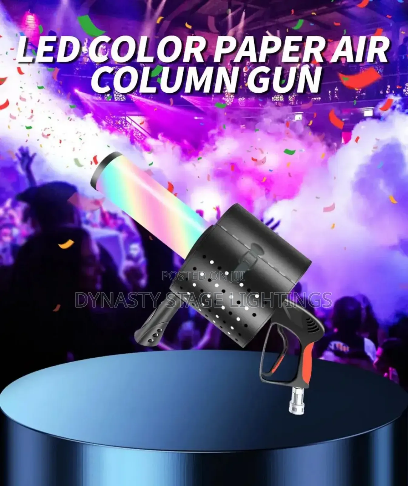 Led Smoke Confetti Gun