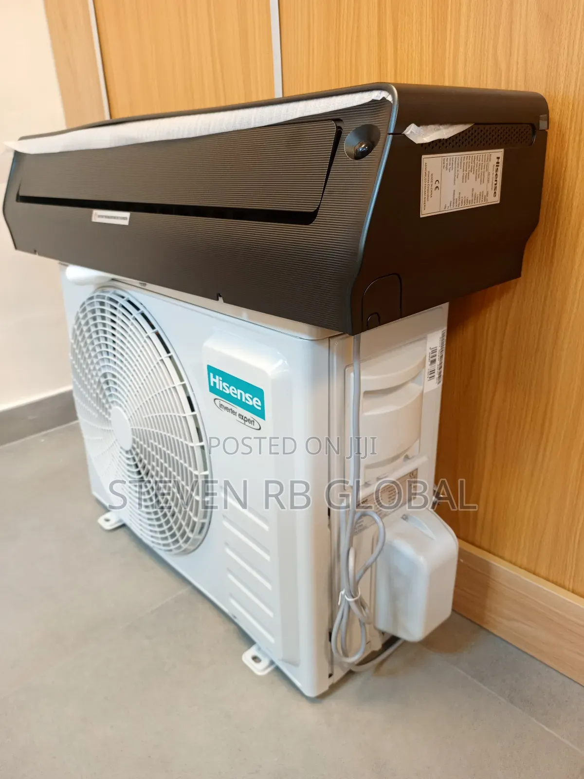 Hisense 1.5hp Art Black Mirror Inverter Split Air Conditioner | As12qh