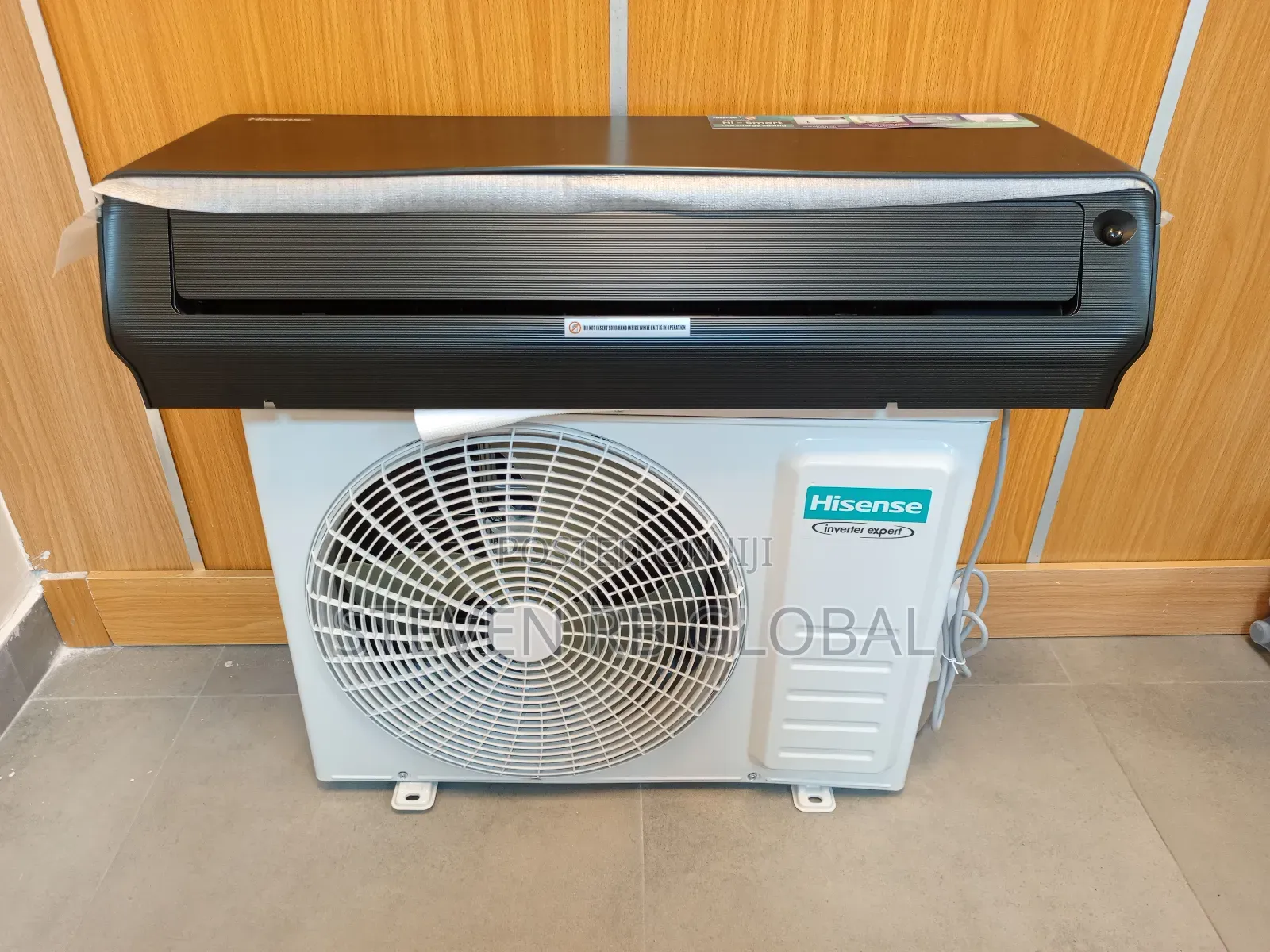 Hisense 1.5hp Art Black Mirror Inverter Split Air Conditioner | As12qh