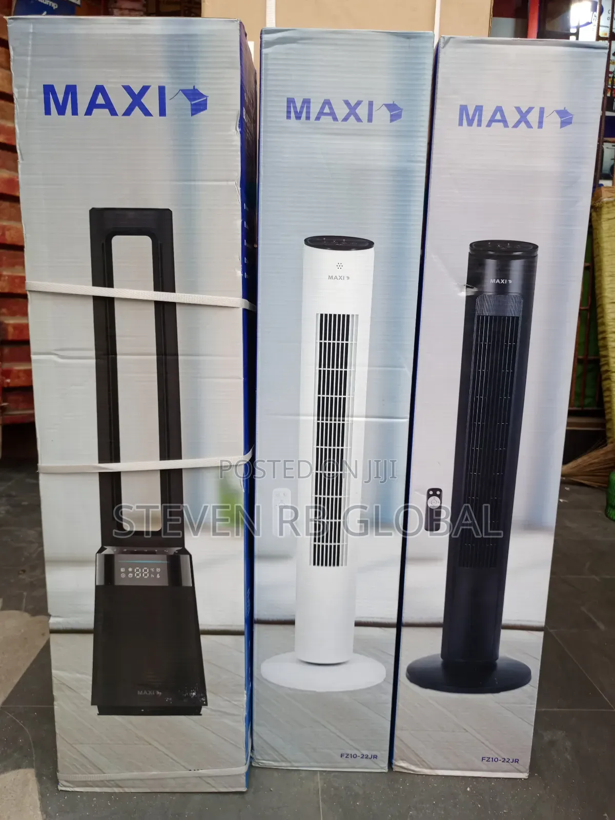 Maxi 40" Tower Fan – White (Fan10-22jr) & Black (Fan10-22jrb)