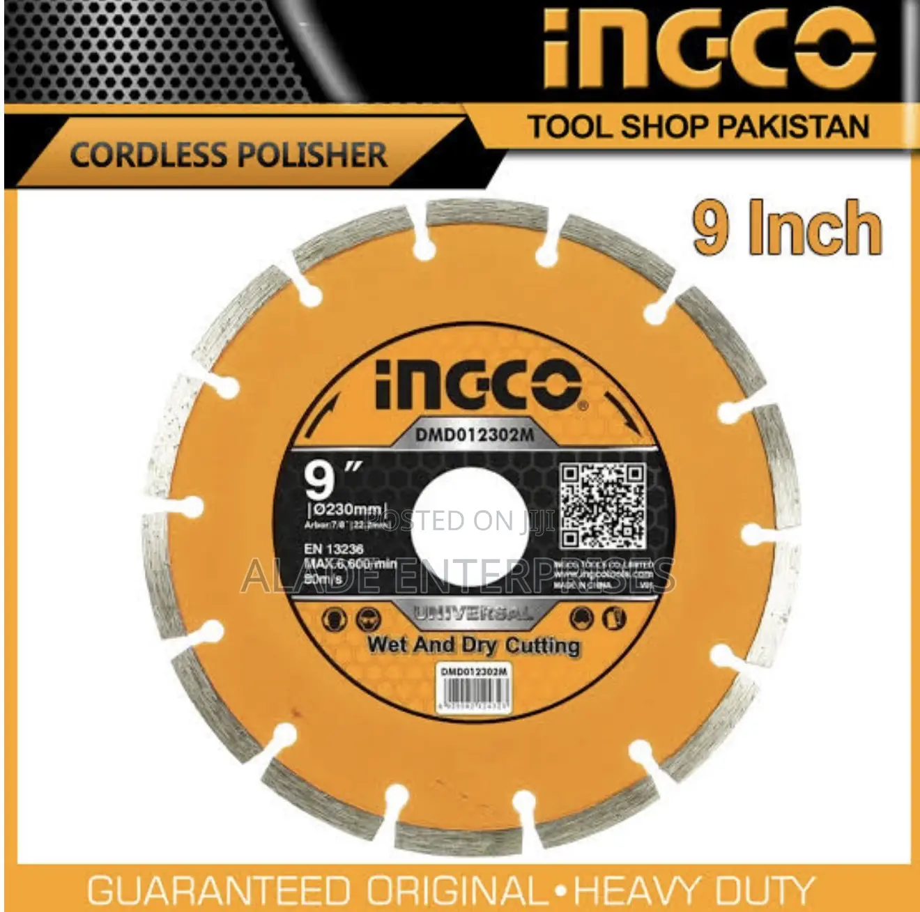 Ingco 9" Dry Diamond Disc