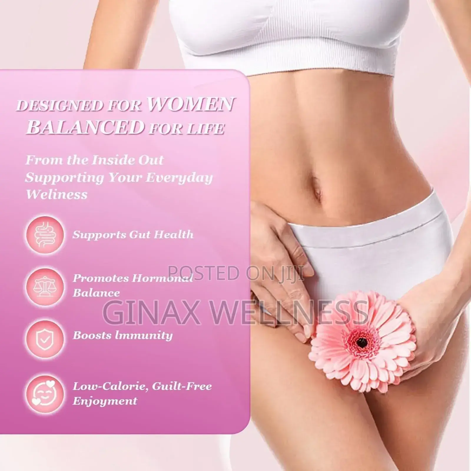 Luckstar Women's Probiotic + Slippery Elm Gummies for Vaginal Health