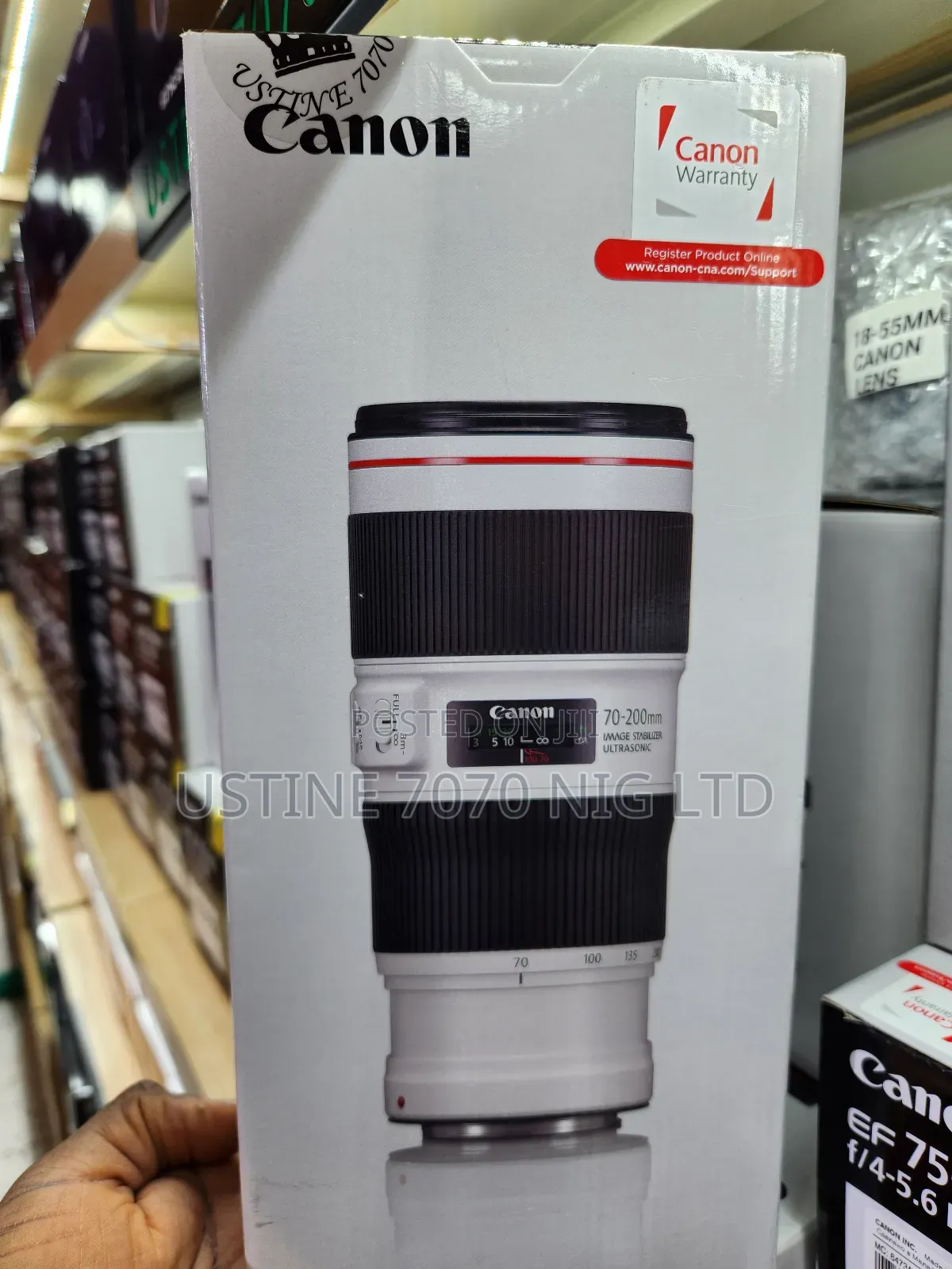 Ef 70-200mm F4l Is Ii Usm Canon Lens (New)
