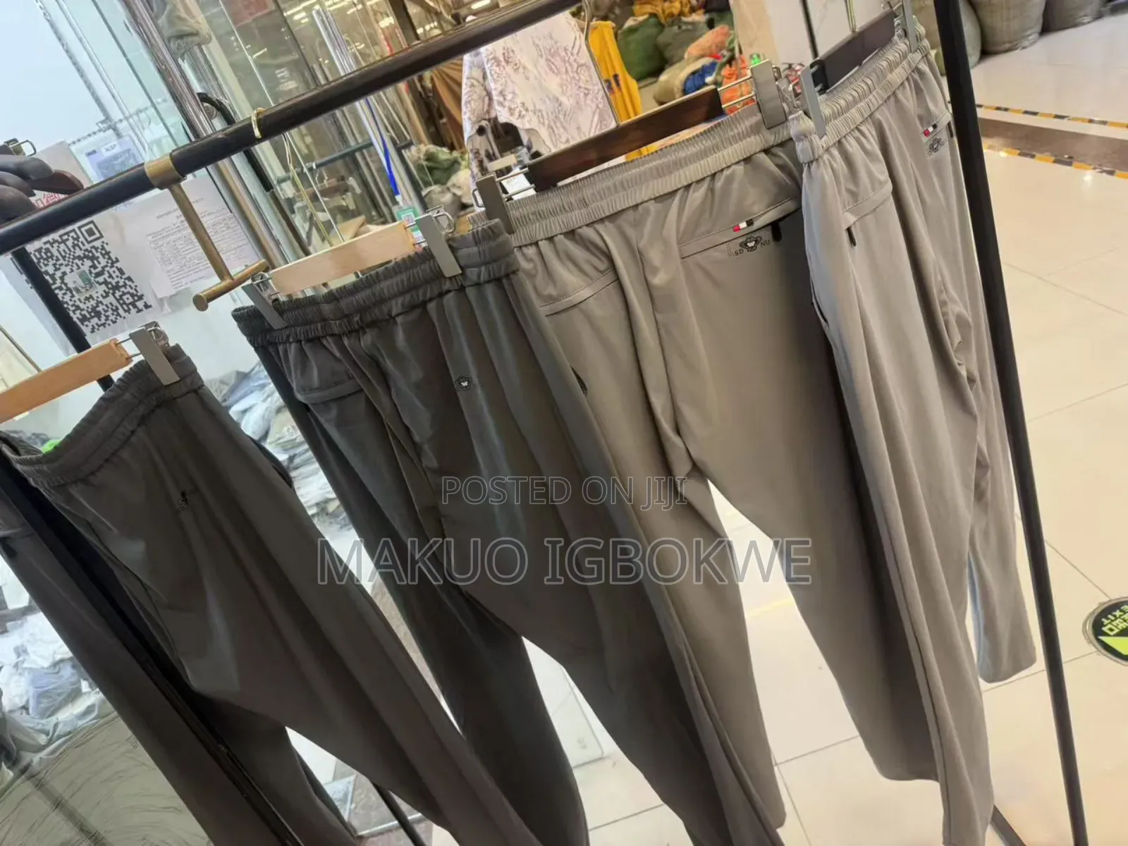 Men's Casual Ice Silk Stretch Gym Pant