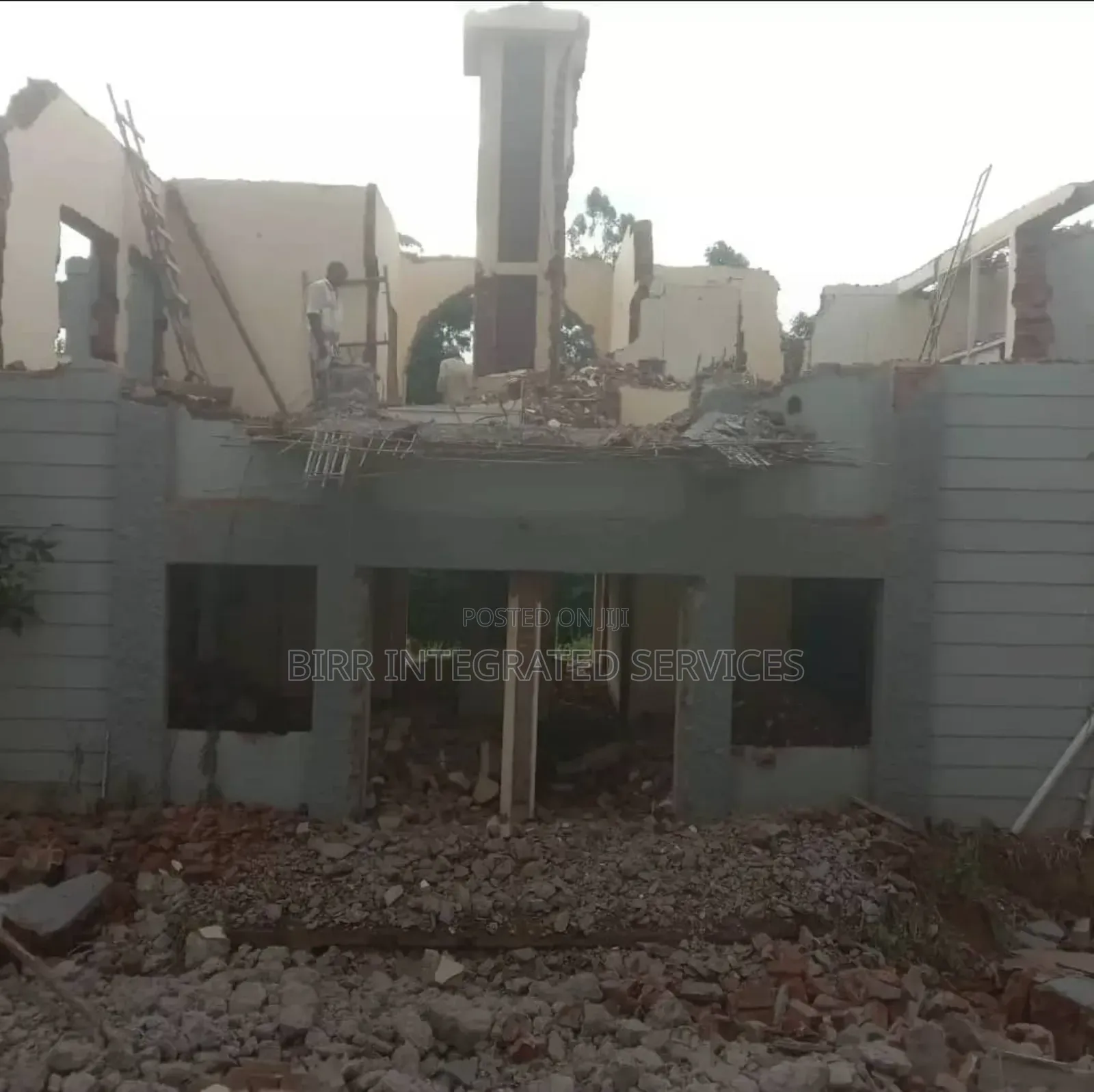 Building Demolition: Excavator Hire, Jackhammer, Etc