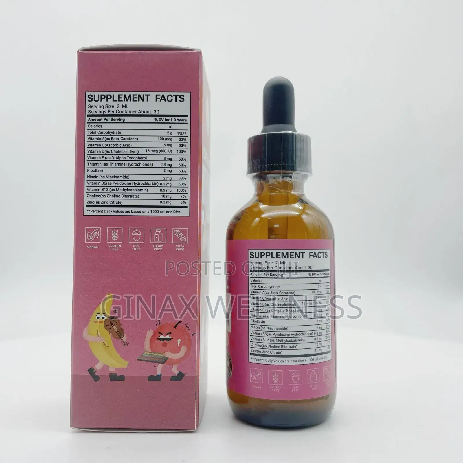 Duozi Multi Vitamin Liquid Drops for Kids (60ml)
