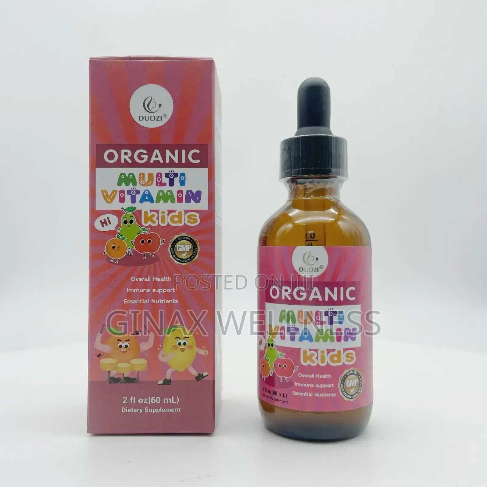 Duozi Multi Vitamin Liquid Drops for Kids (60ml)
