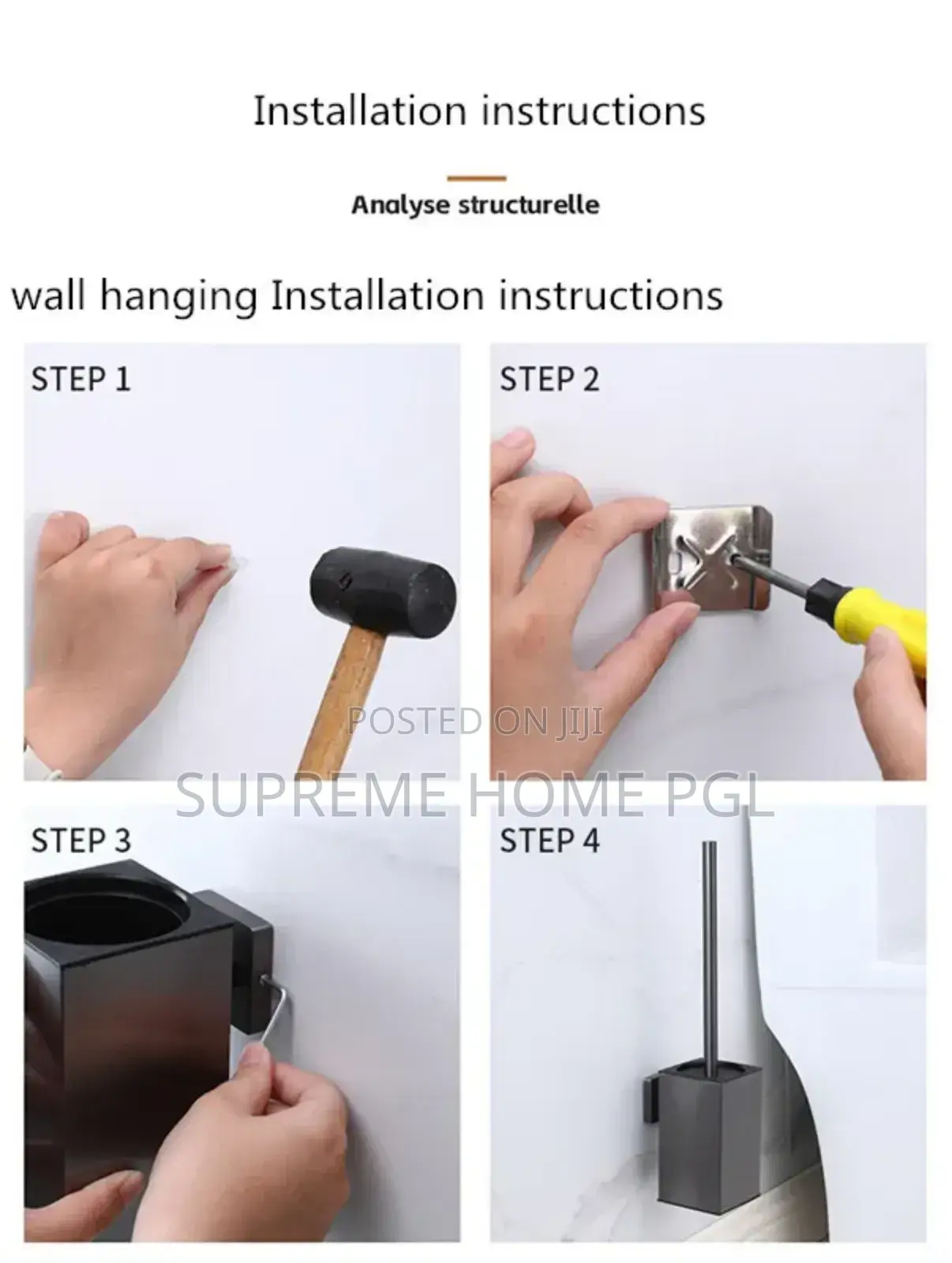 Original 304 Stainless Steel Toilet Brush