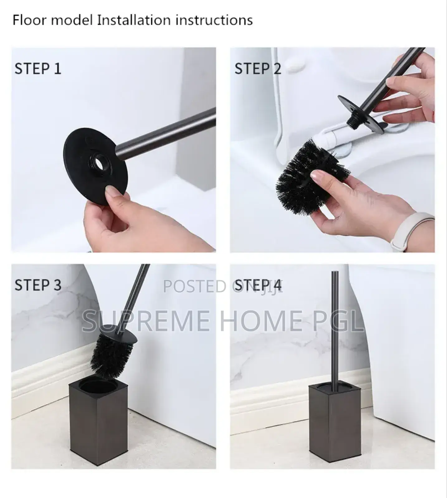 Original 304 Stainless Steel Toilet Brush