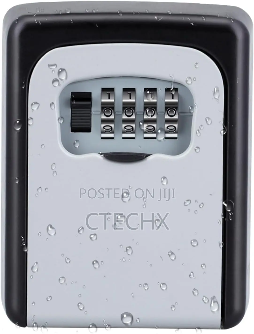 Zhege Key Box, Key Safe Wall Mounted, 4 Digit Combination Metal