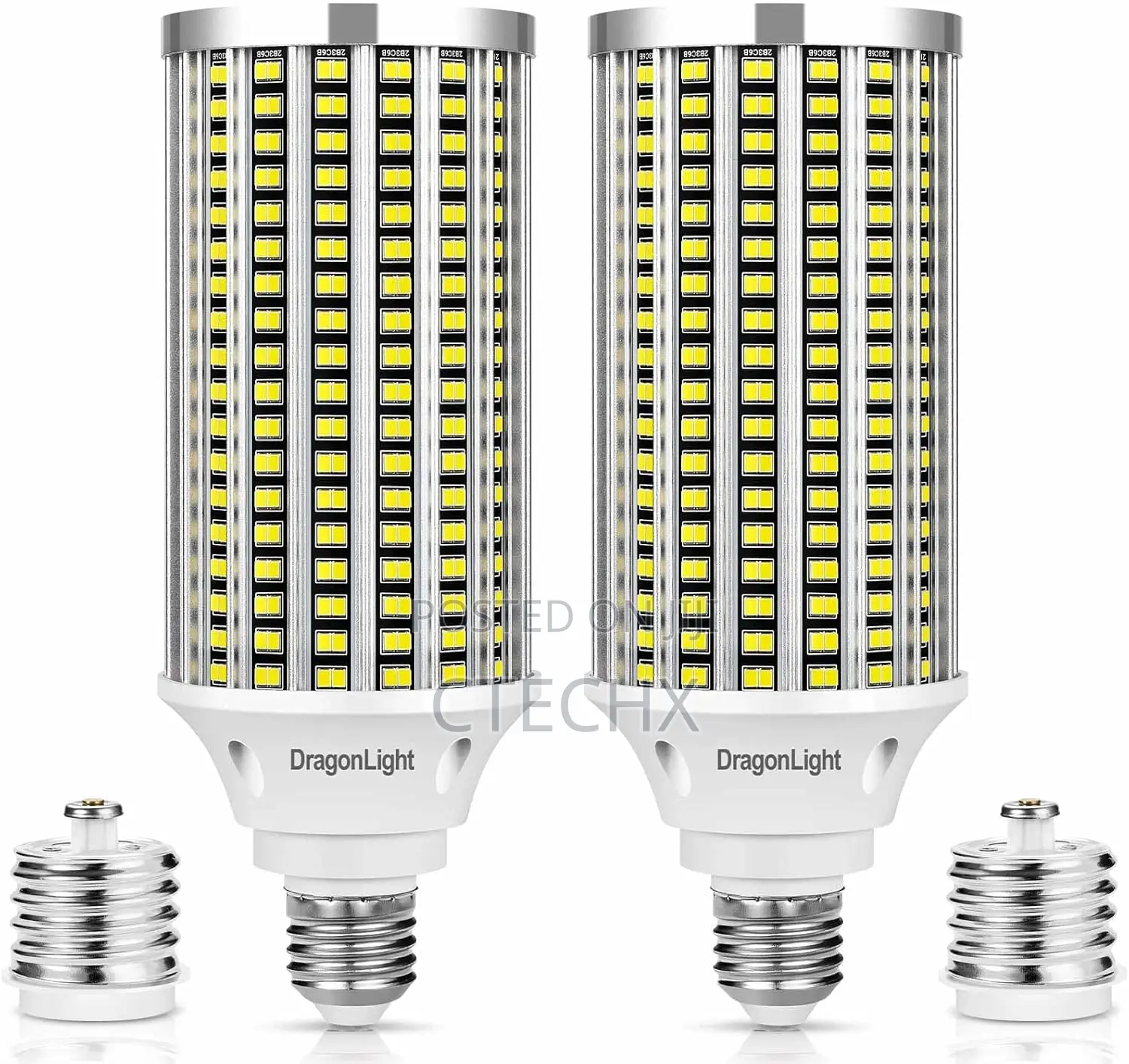 60w Super Bright Led Corn Light Bulbs 7200 Lumens, Pack of 2