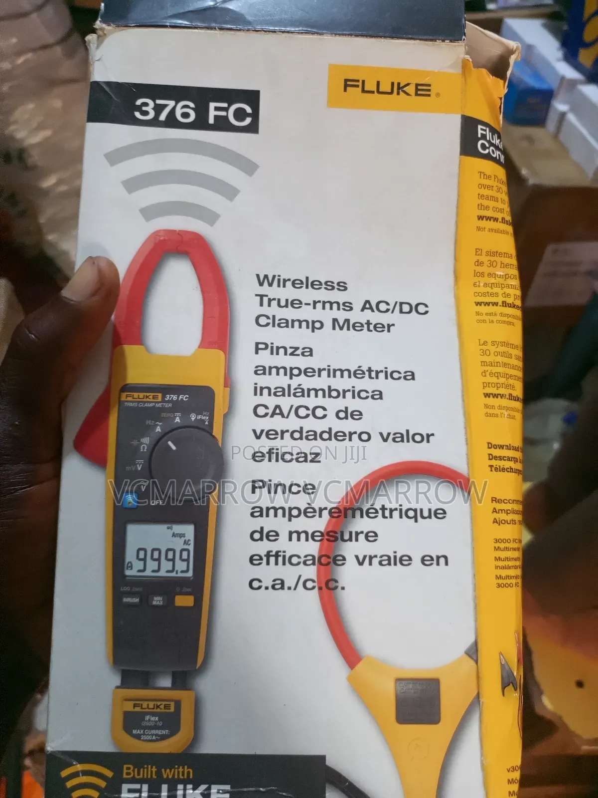 Fluke 376 Fc True RMS Ac/Dc Clamp Meter