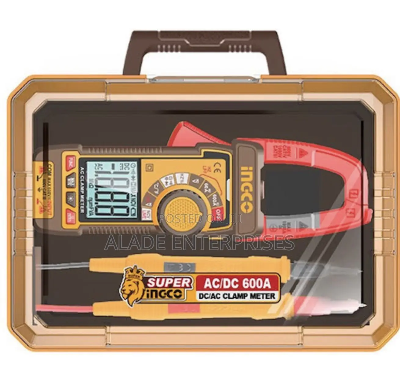 Ingco Dc/Ac Clamp Meter 600a 6000 Counts
