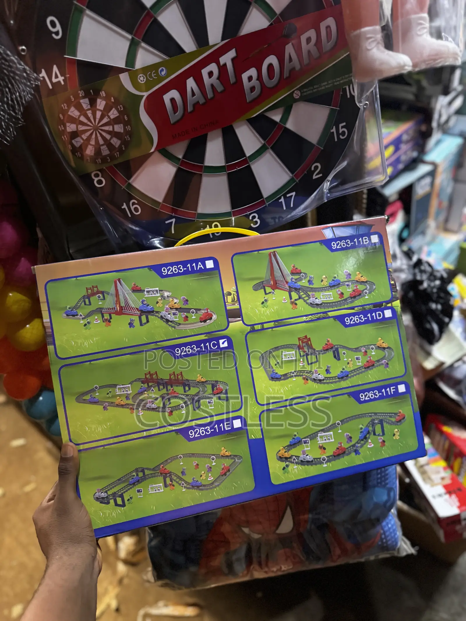 Rail Car Puzzle Race Track Car Play Set