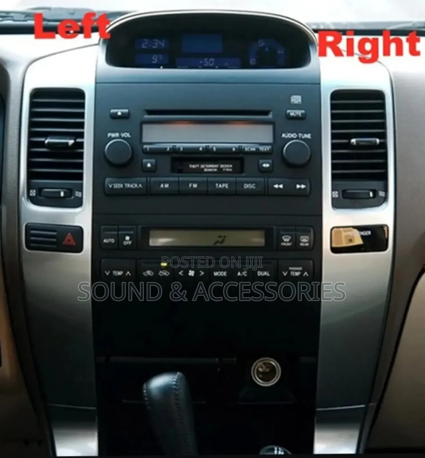 Car Acvent Dashboard Panel For Toyota Prado 2003-2009