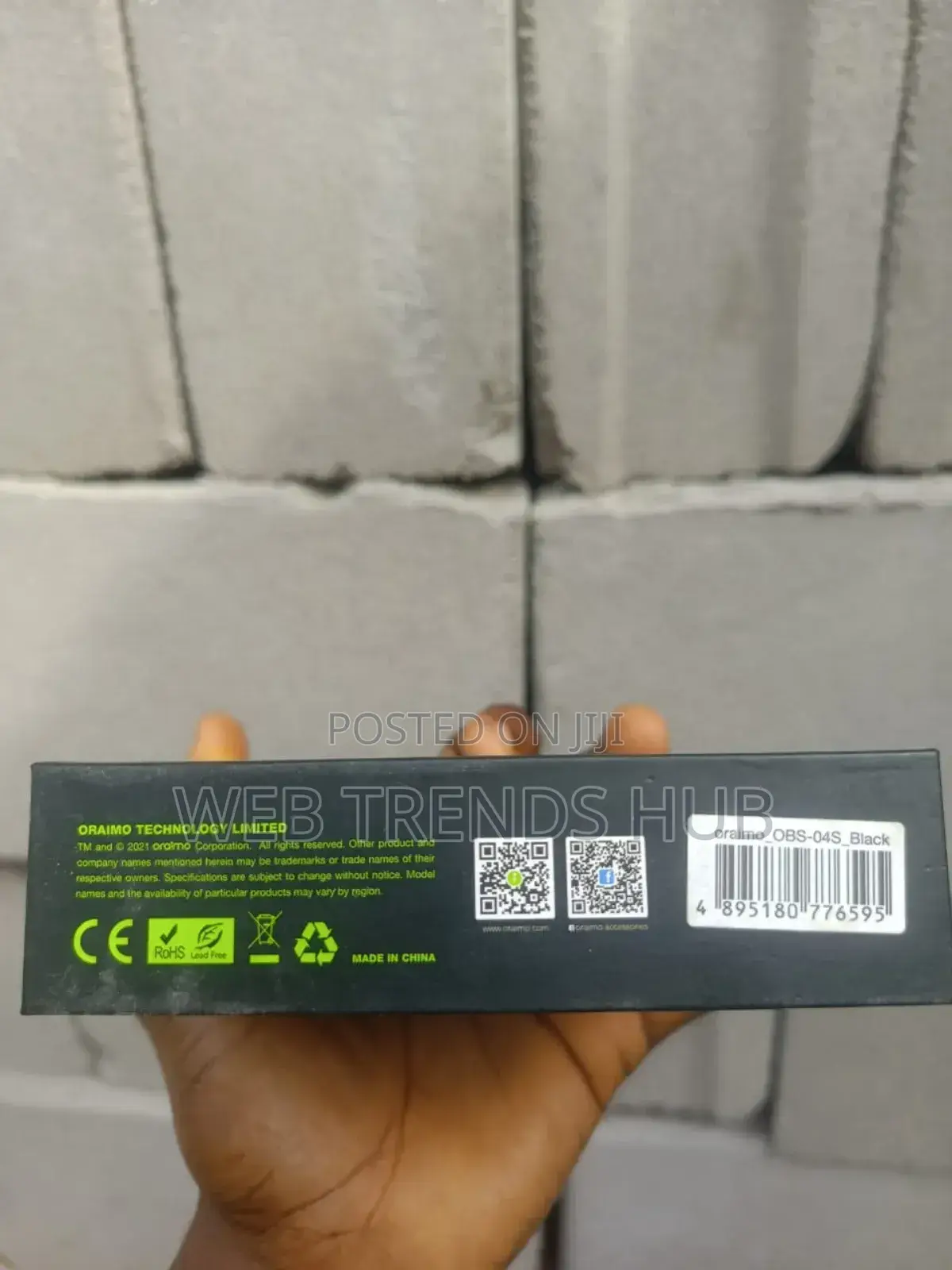 Brand New Oraimo Palm (Obs-04s) - Big Sound, Portable Size!