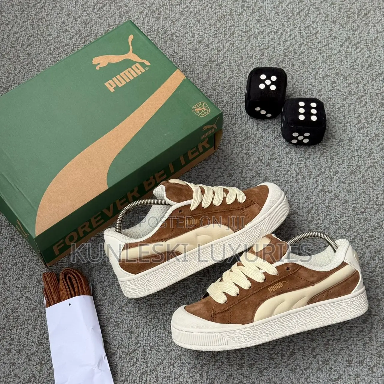 Original Puma Suede Xl Crush Preserves Lace Up Sneakers