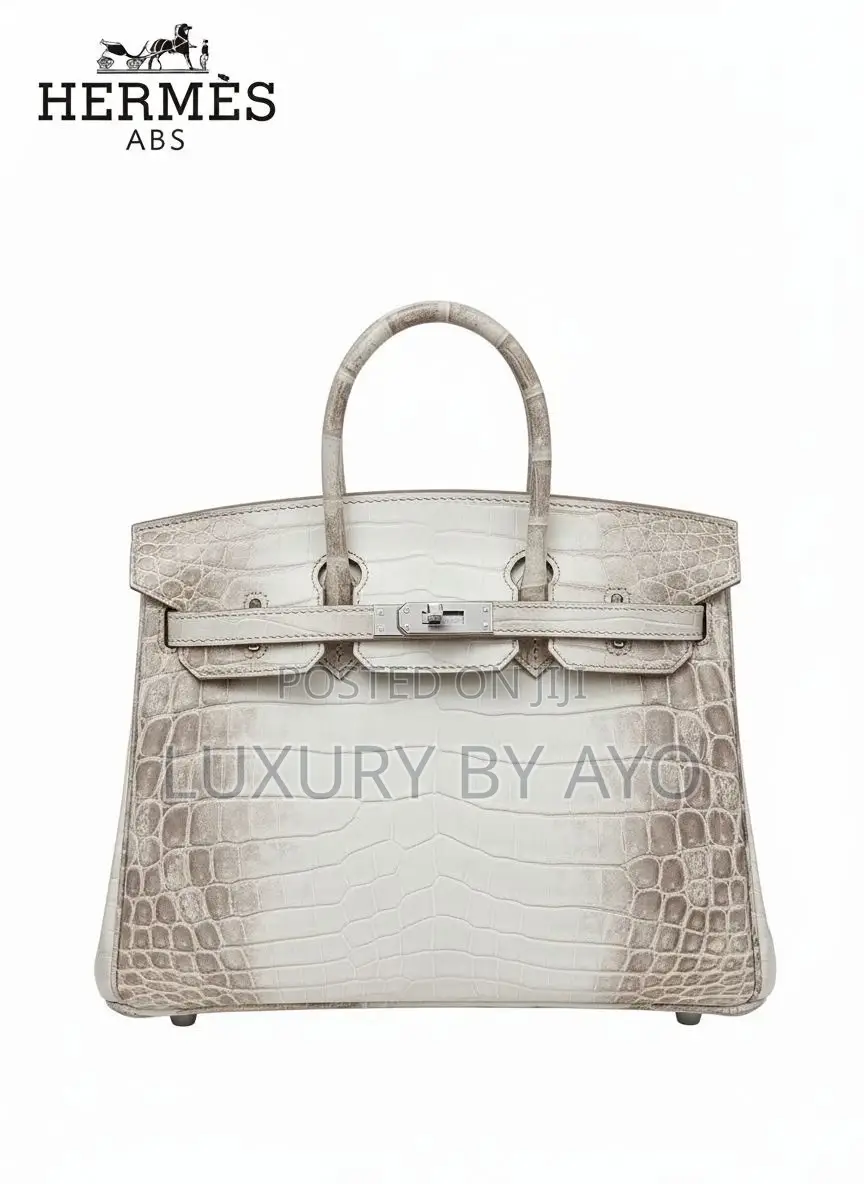 Crocodile Embossed Birkin Inspired Bag