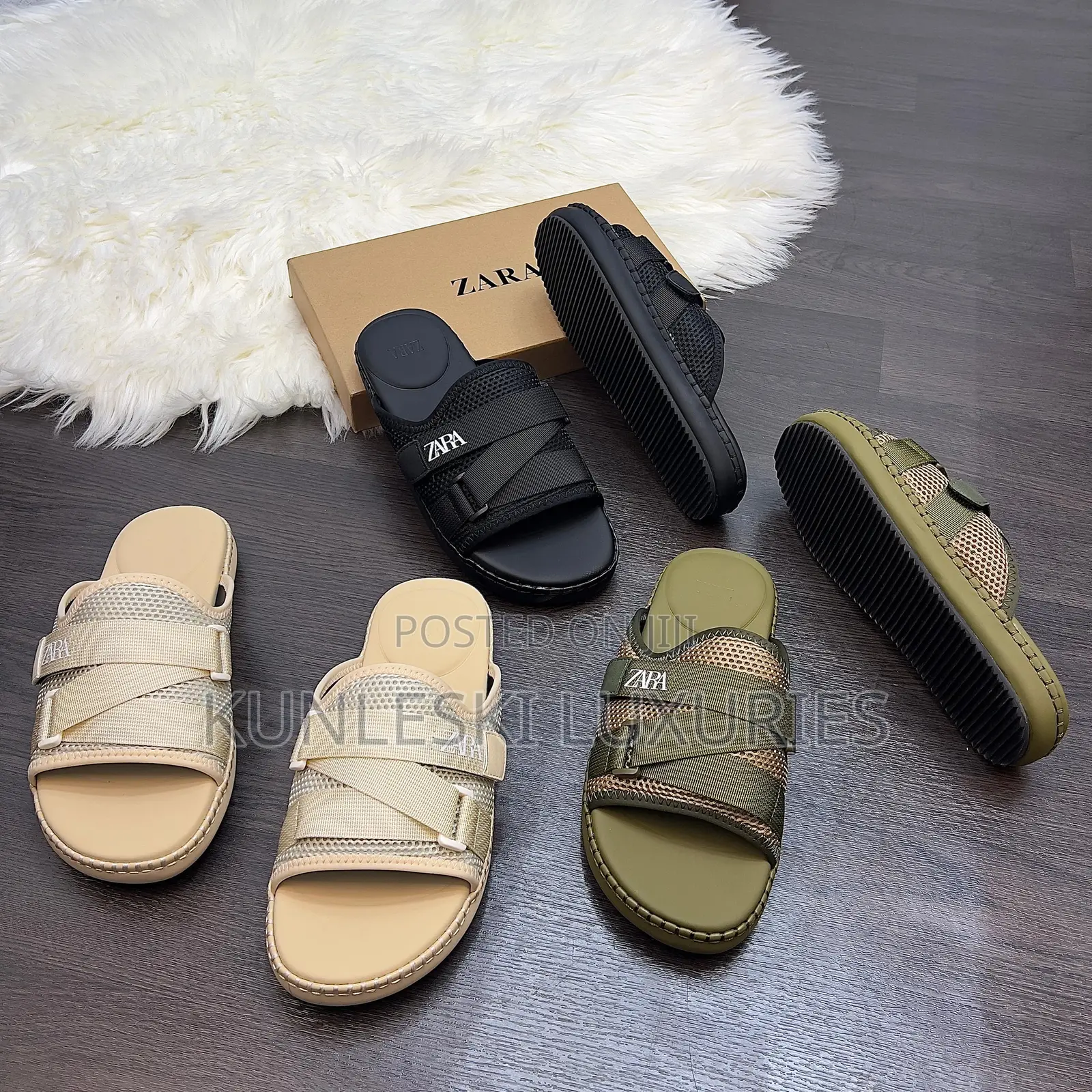Original Zara Net Slippers