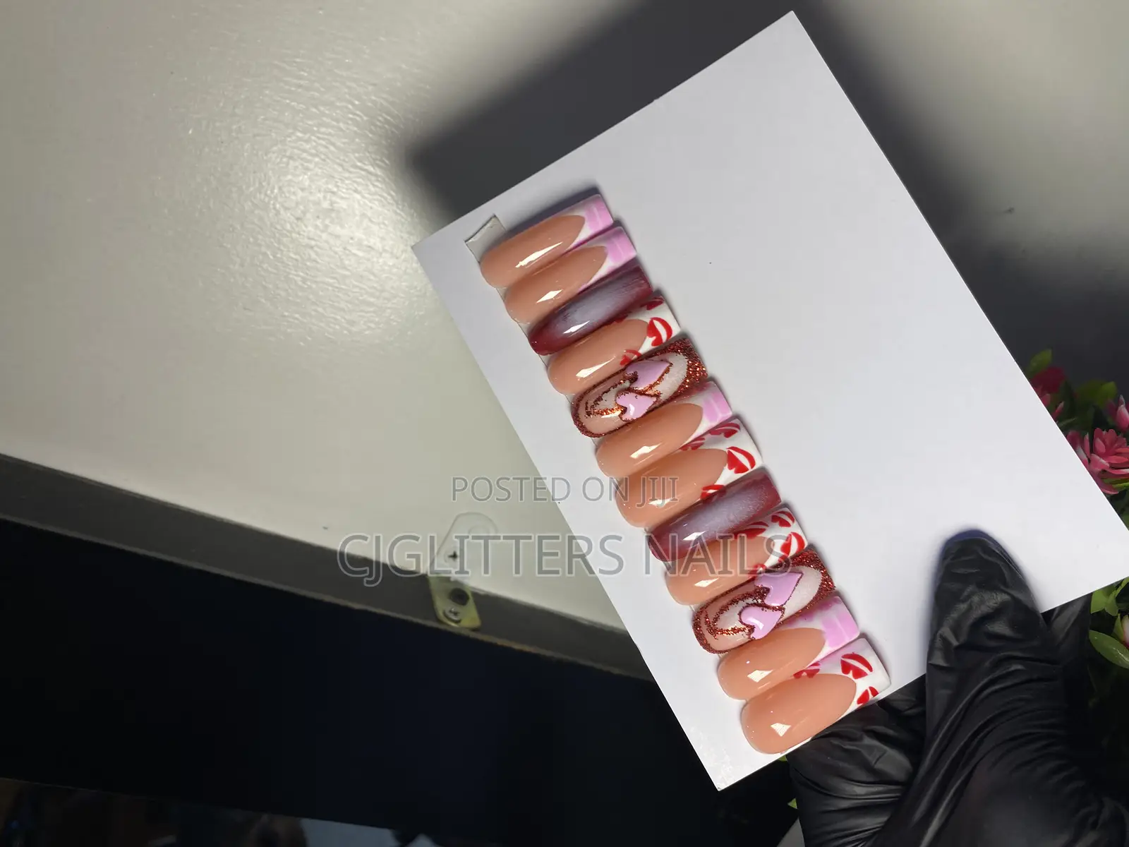Custom Acrylic Press-on Nails in Abuja