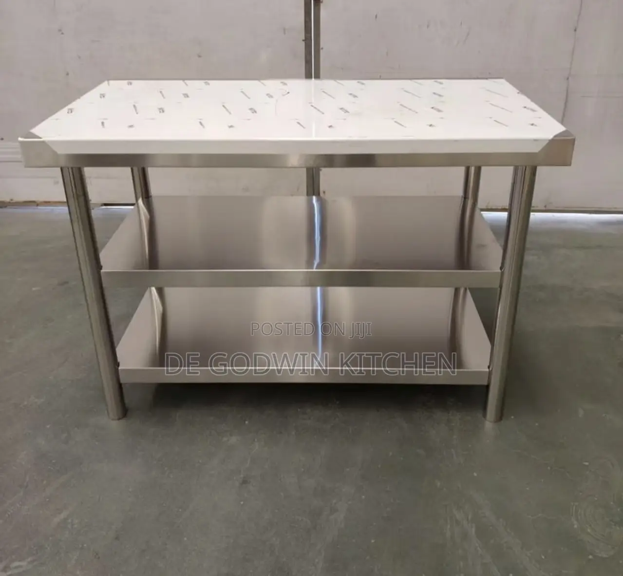 4ft Stainless Steel Table 3layer