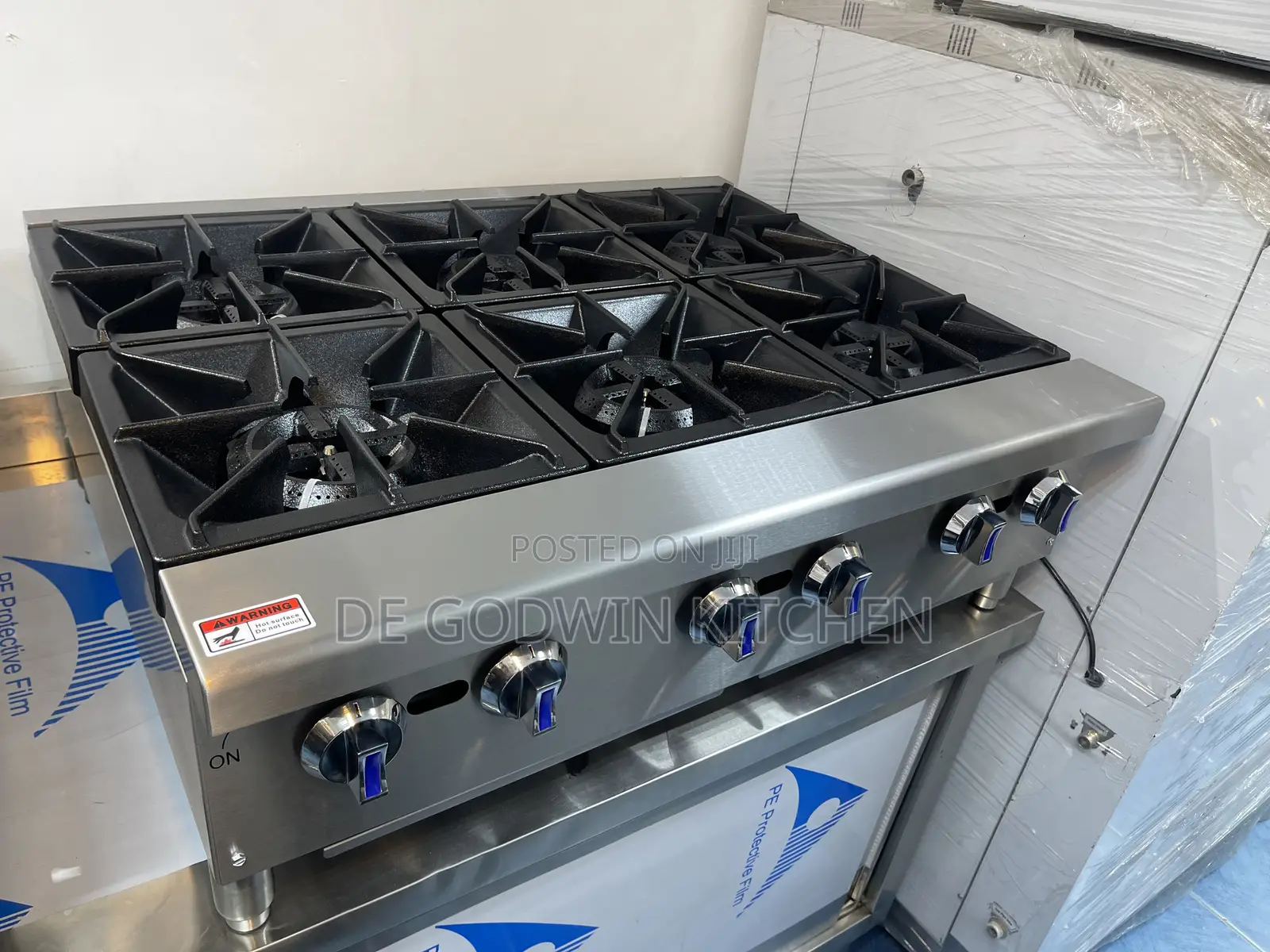 6 Burners Counter Top Gas Cooking Range