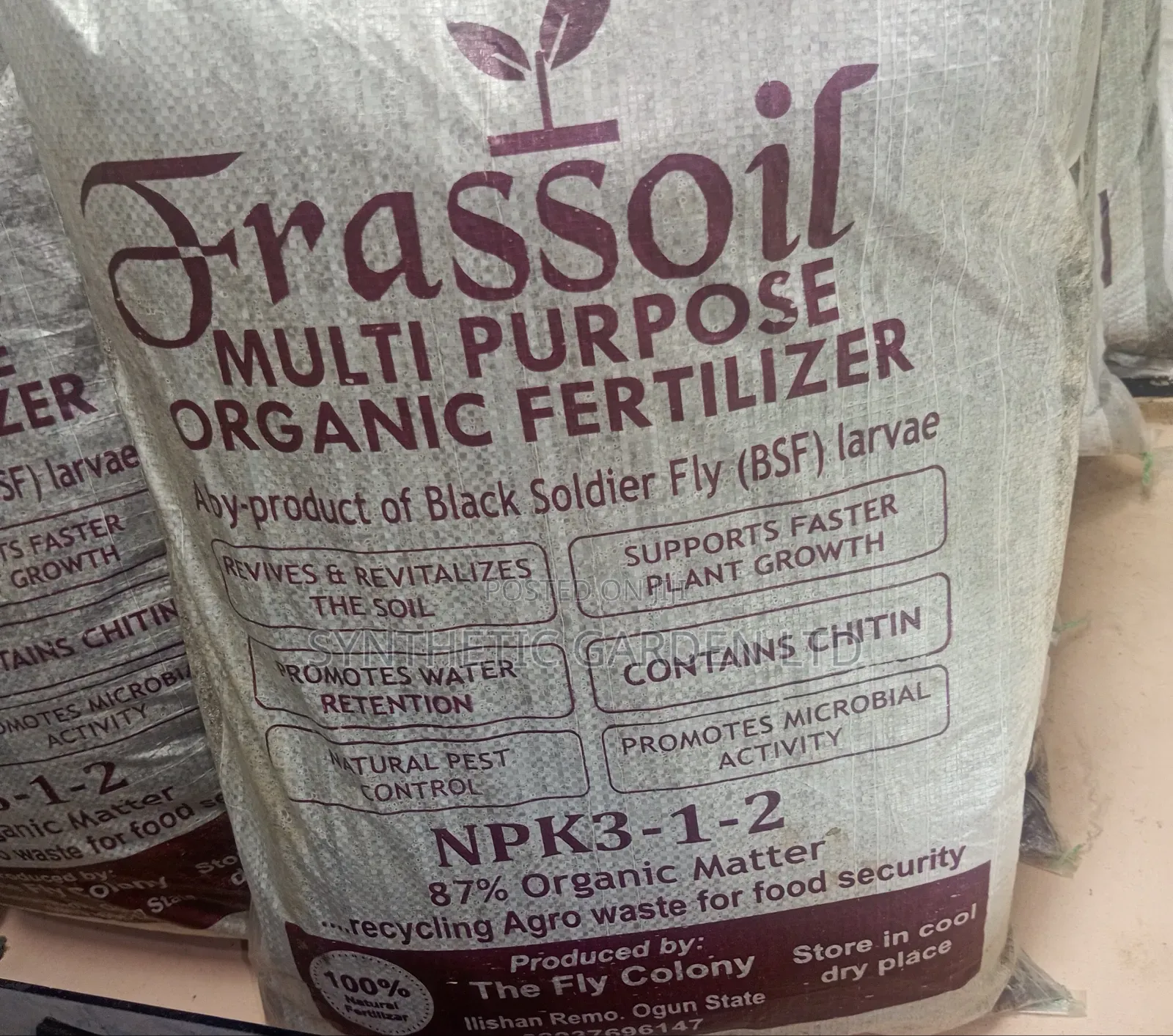 Frassoil Organic Fertilizer NPK 3-1-2