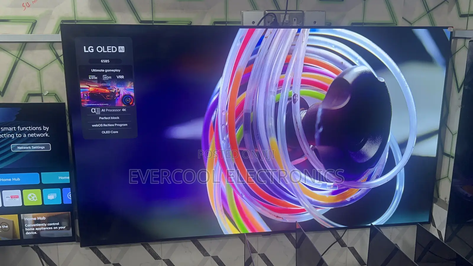 Sleek Lg Oled Evo B5 Smart Tv With Nvidia G-Sync