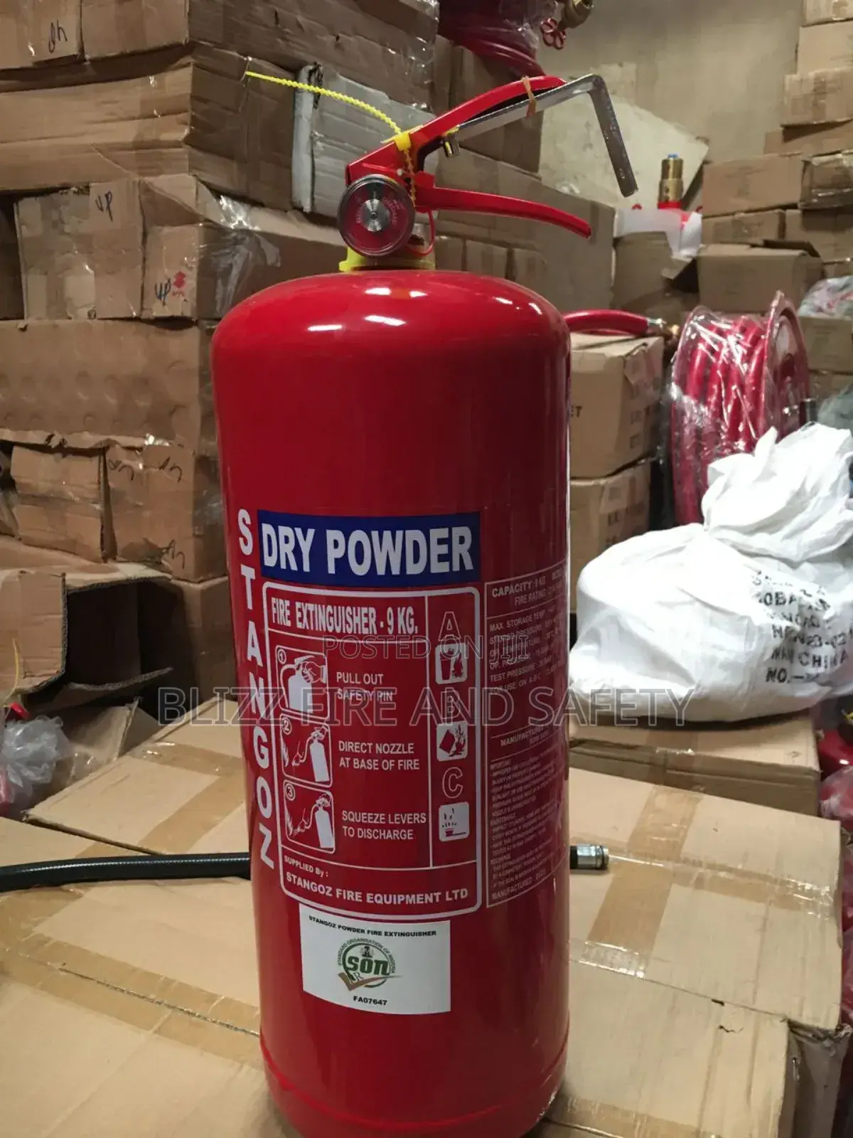 6kg Dcp Fire Extinguisher