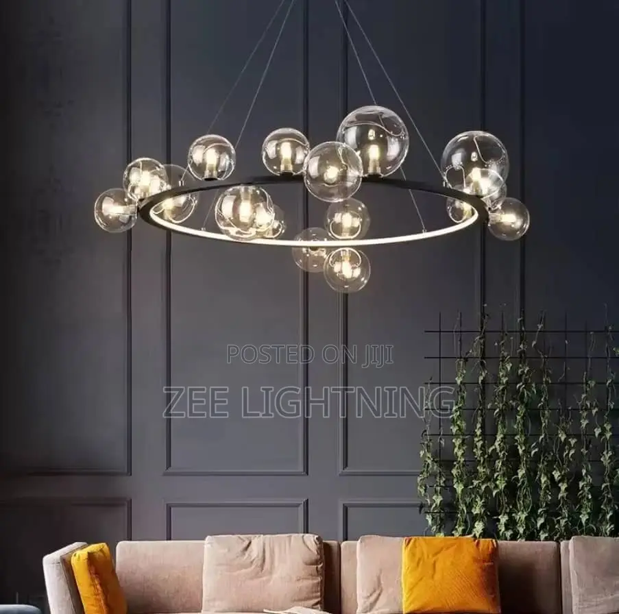 Round Led Nordic Chandelier