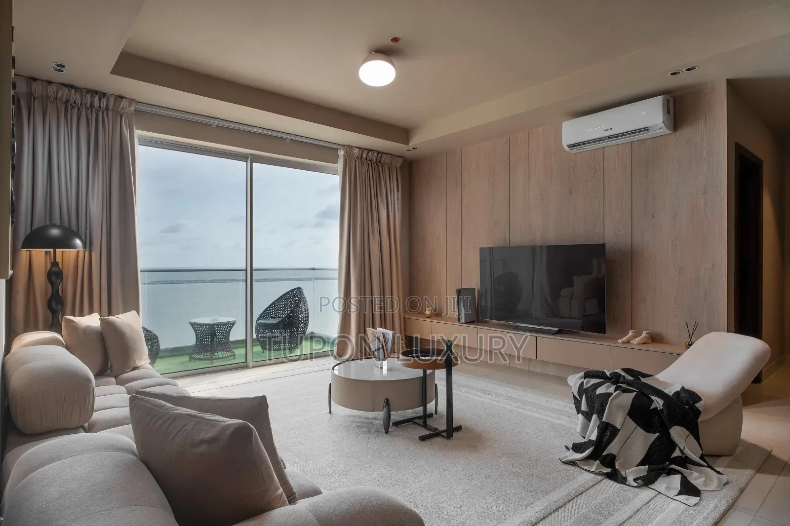 2/3 Ocean View Apartment on the 12th Floor With Ps5, Pool, Gym E.T.C