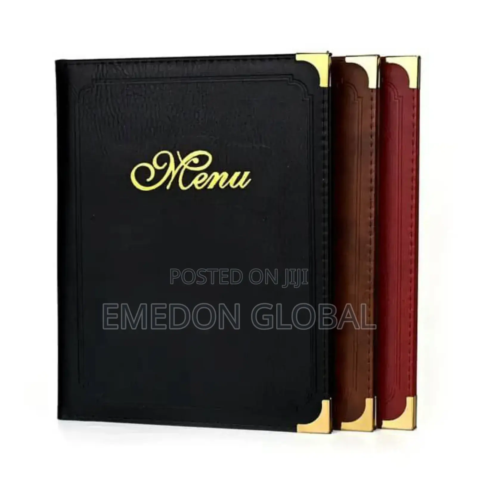 Leather Menu Cover Folders For Restaurant And Hotels