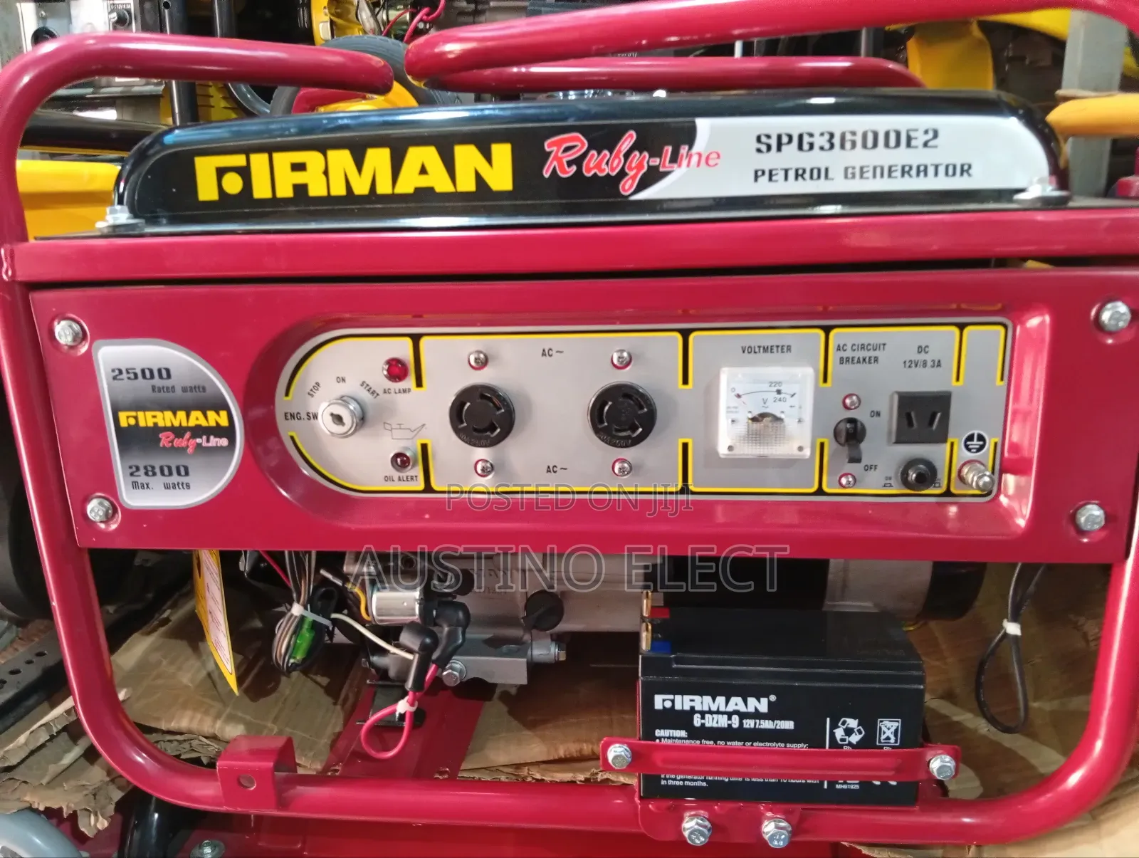 6.5kva Firman Petrol Automatic Generator, One Year Warranty.