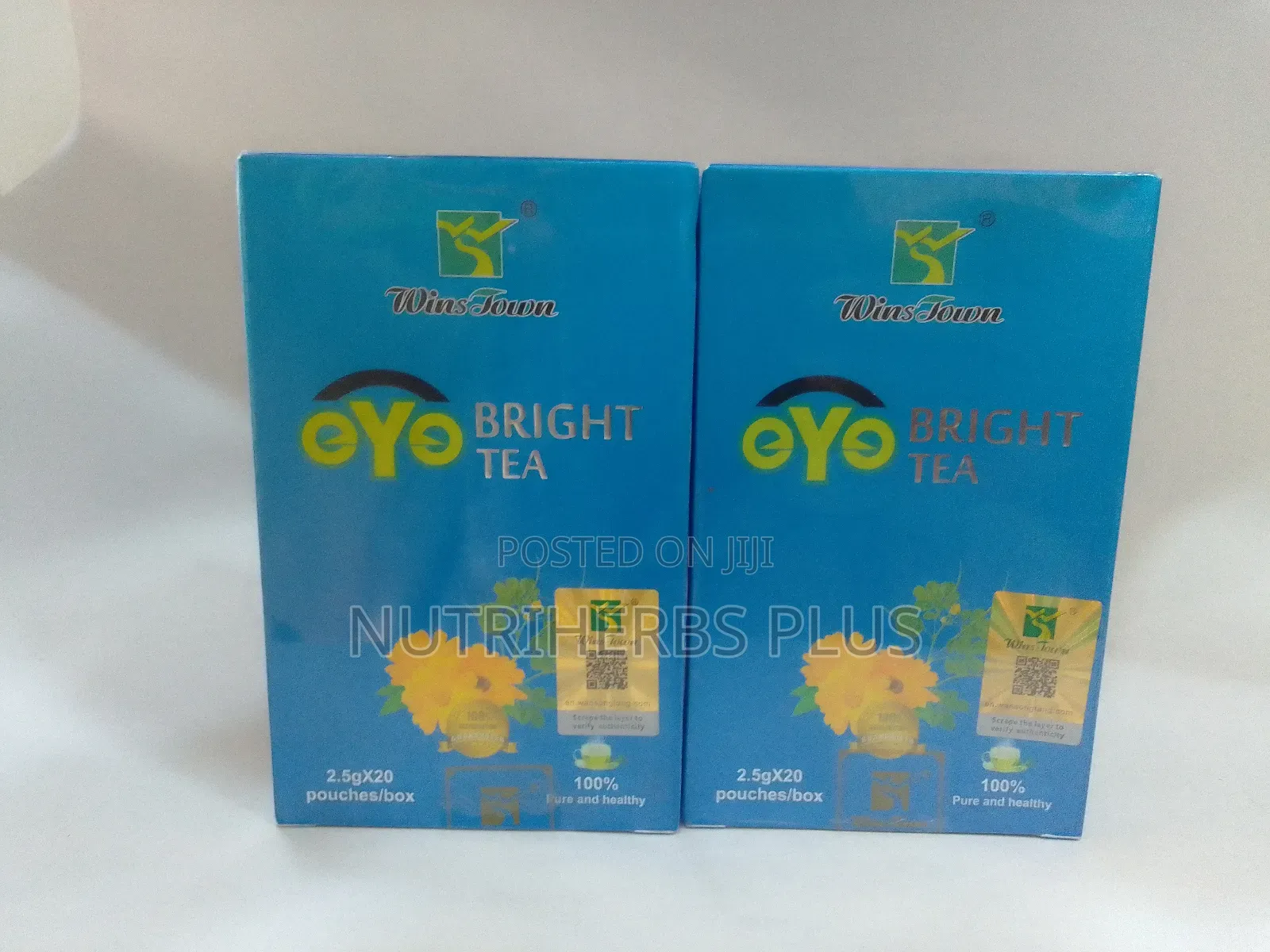 Wins Town Eye Bright Tea: For Improved Clearer Vision (2 Packs)