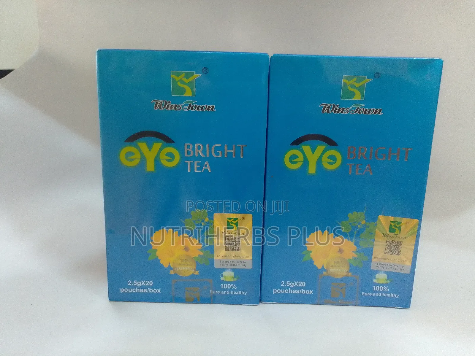 Wins Town Eye Bright Tea: For Improved Clearer Vision (2 Packs)