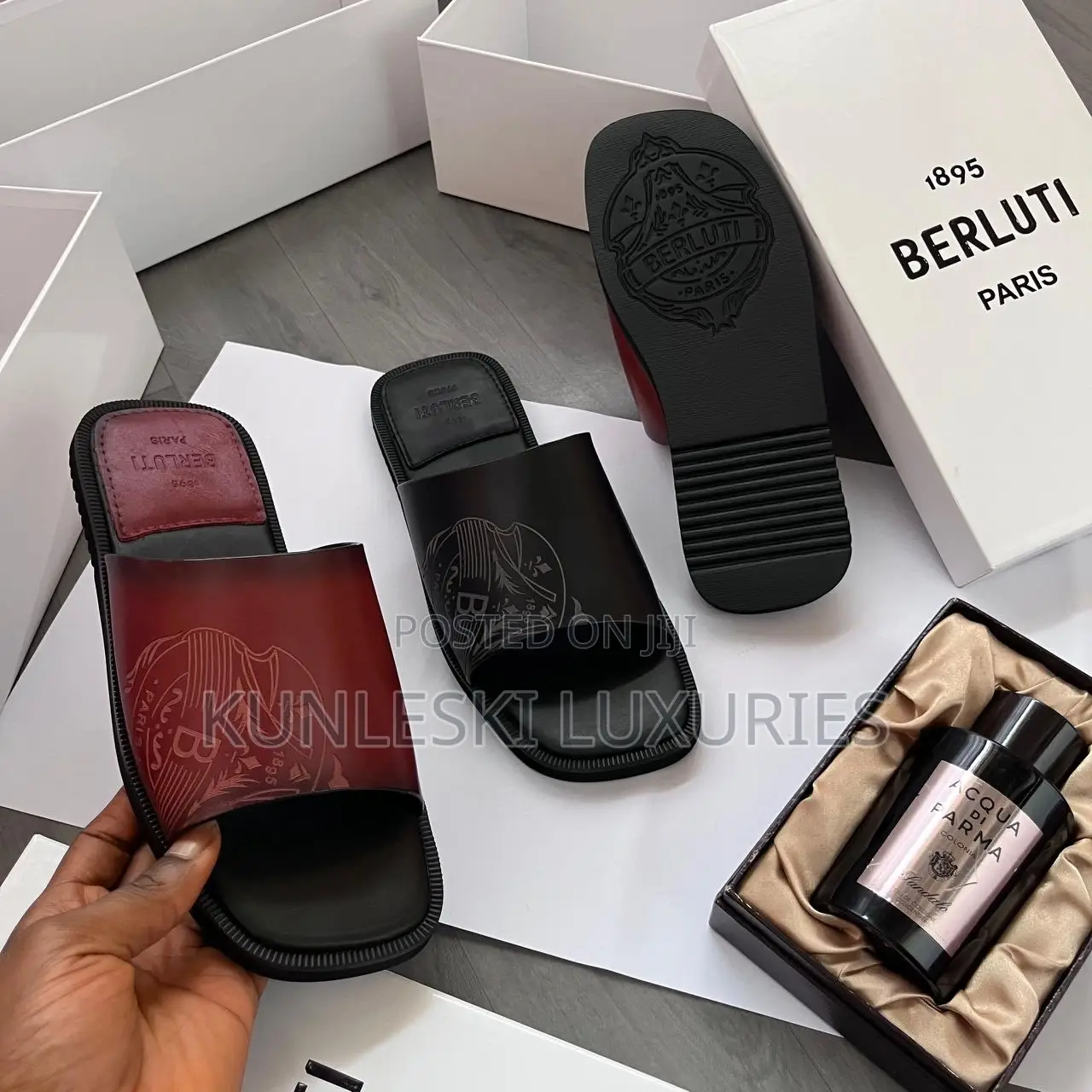 Original Berluti 1895 Italian Leather Slippers